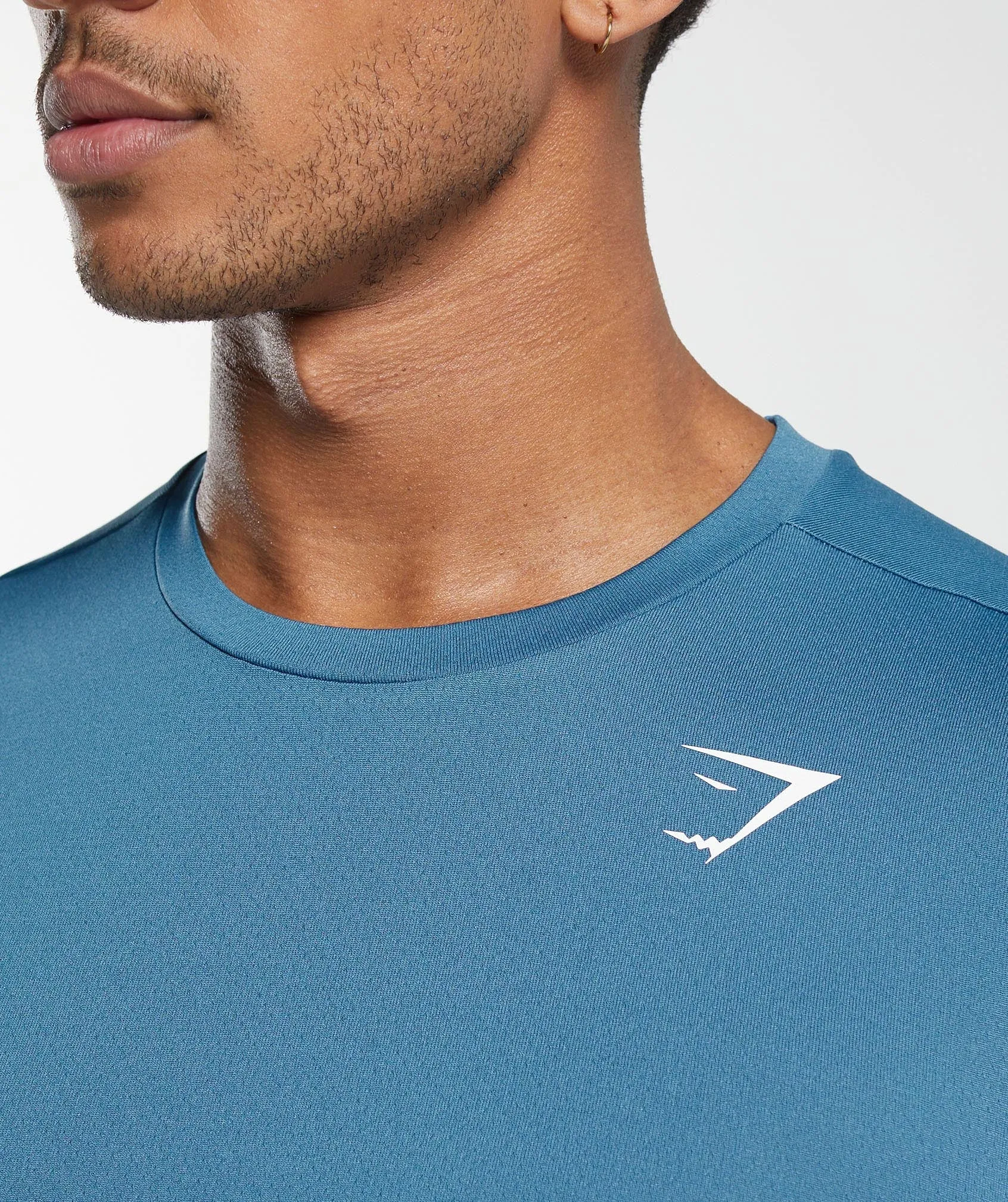 Gymshark Arrival Long Sleeve T-Shirt - Utility Blue sold by Gymshark product image thumbnail 5