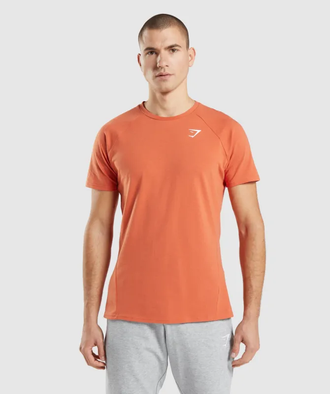Gymshark Critical T-Shirt - Clay Orange sold by Gymshark