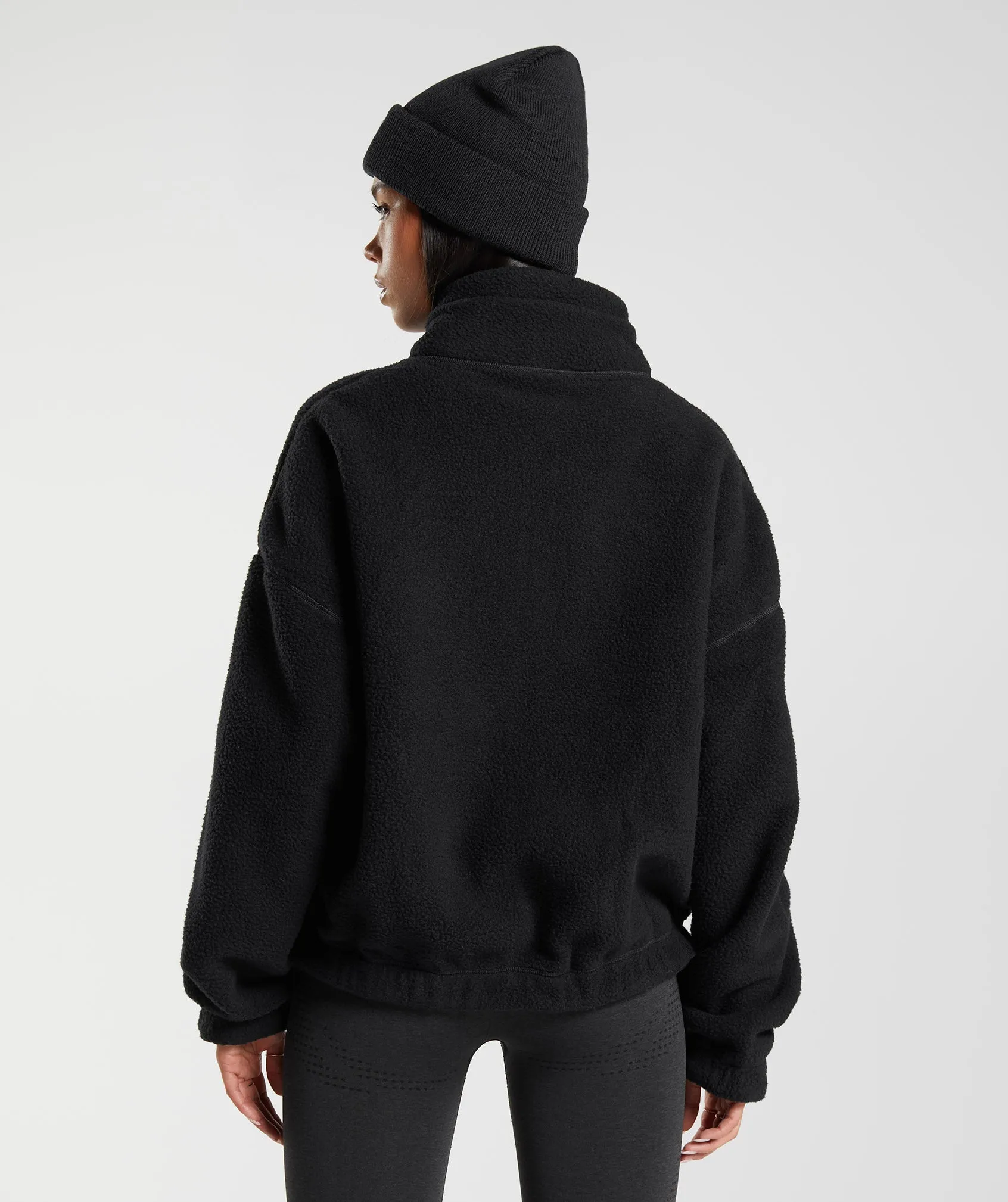 Gymshark Sherpa Jacket - Black sold by Gymshark product image thumbnail 2