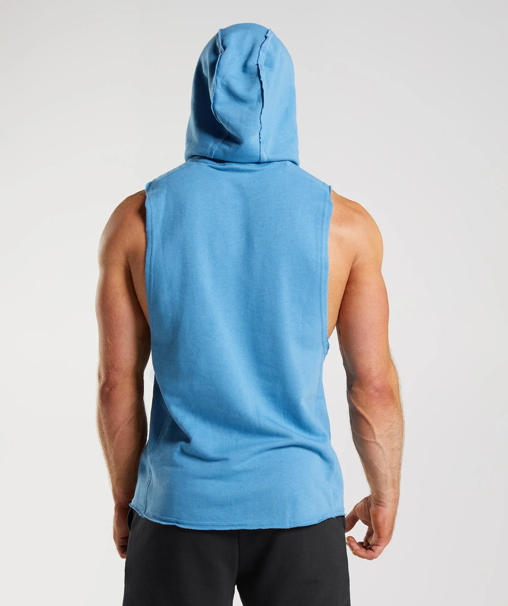 Gymshark Legacy Drop Arm Hoodie - Coastal Blue sold by Gymshark product image thumbnail 2