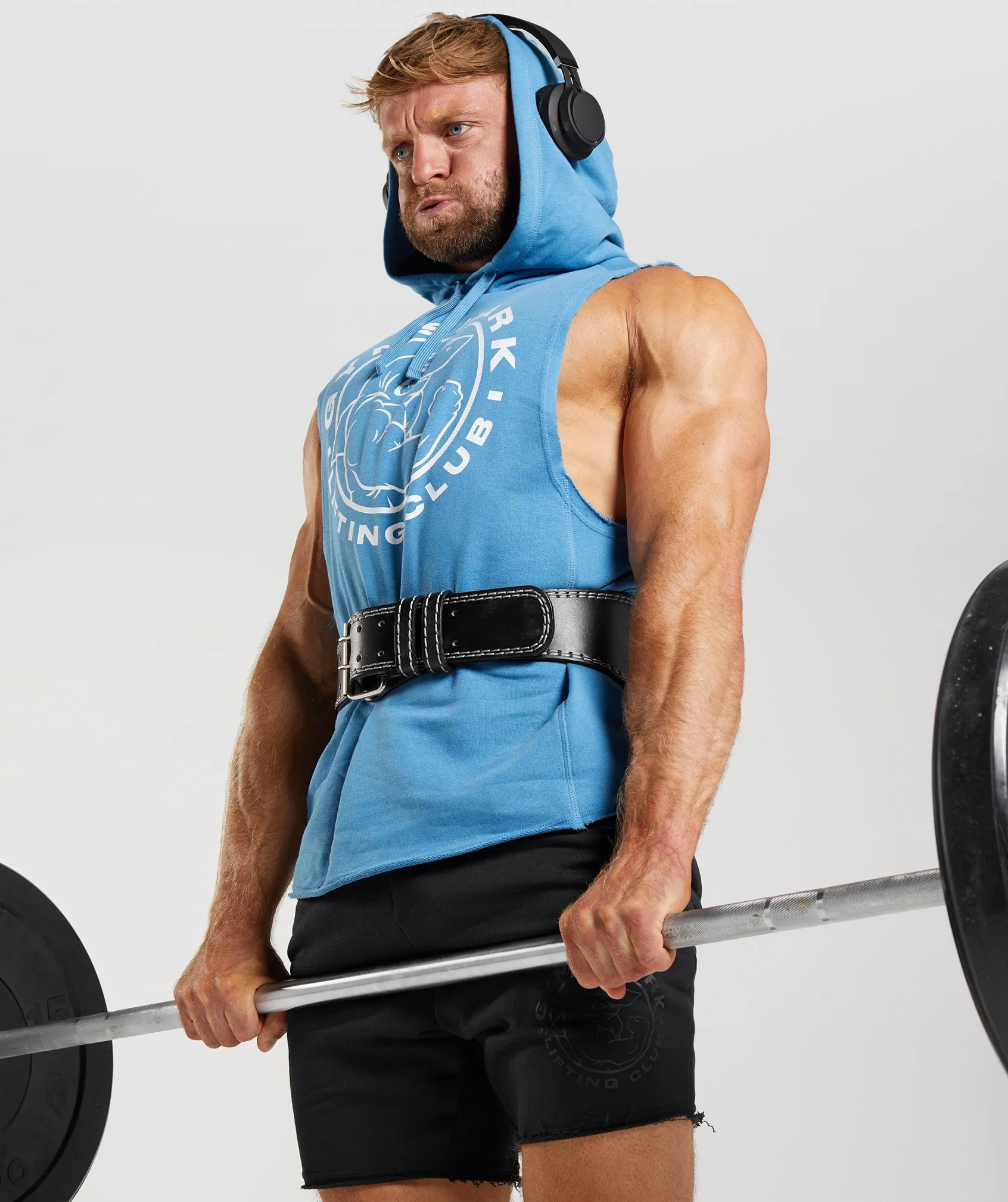 Gymshark Legacy Drop Arm Hoodie - Coastal Blue sold by Gymshark product image thumbnail 3