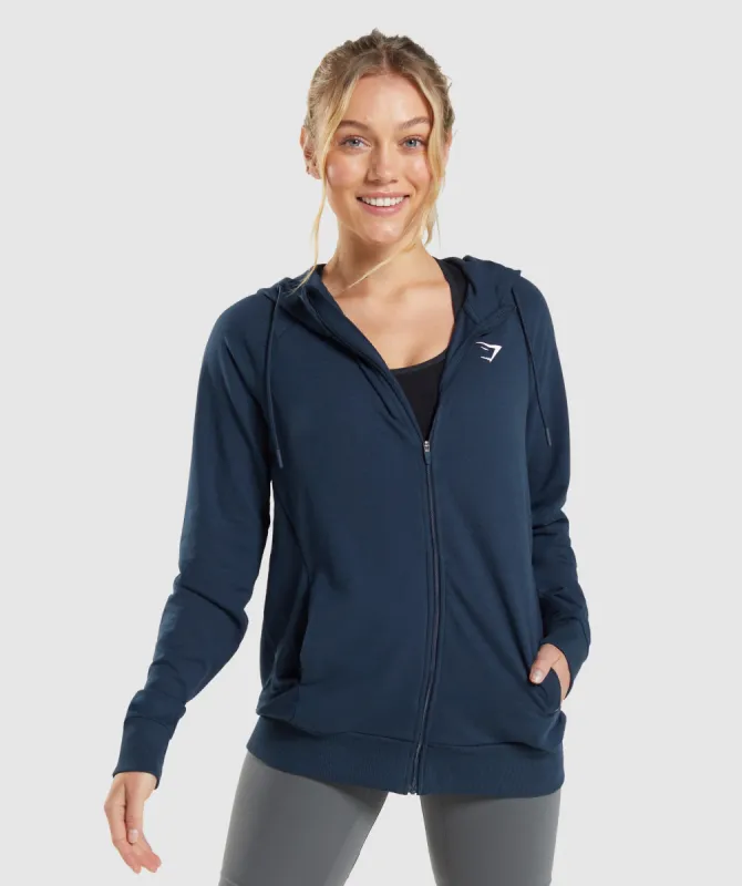 Gymshark Training Zip Hoodie - Navy sold by Gymshark