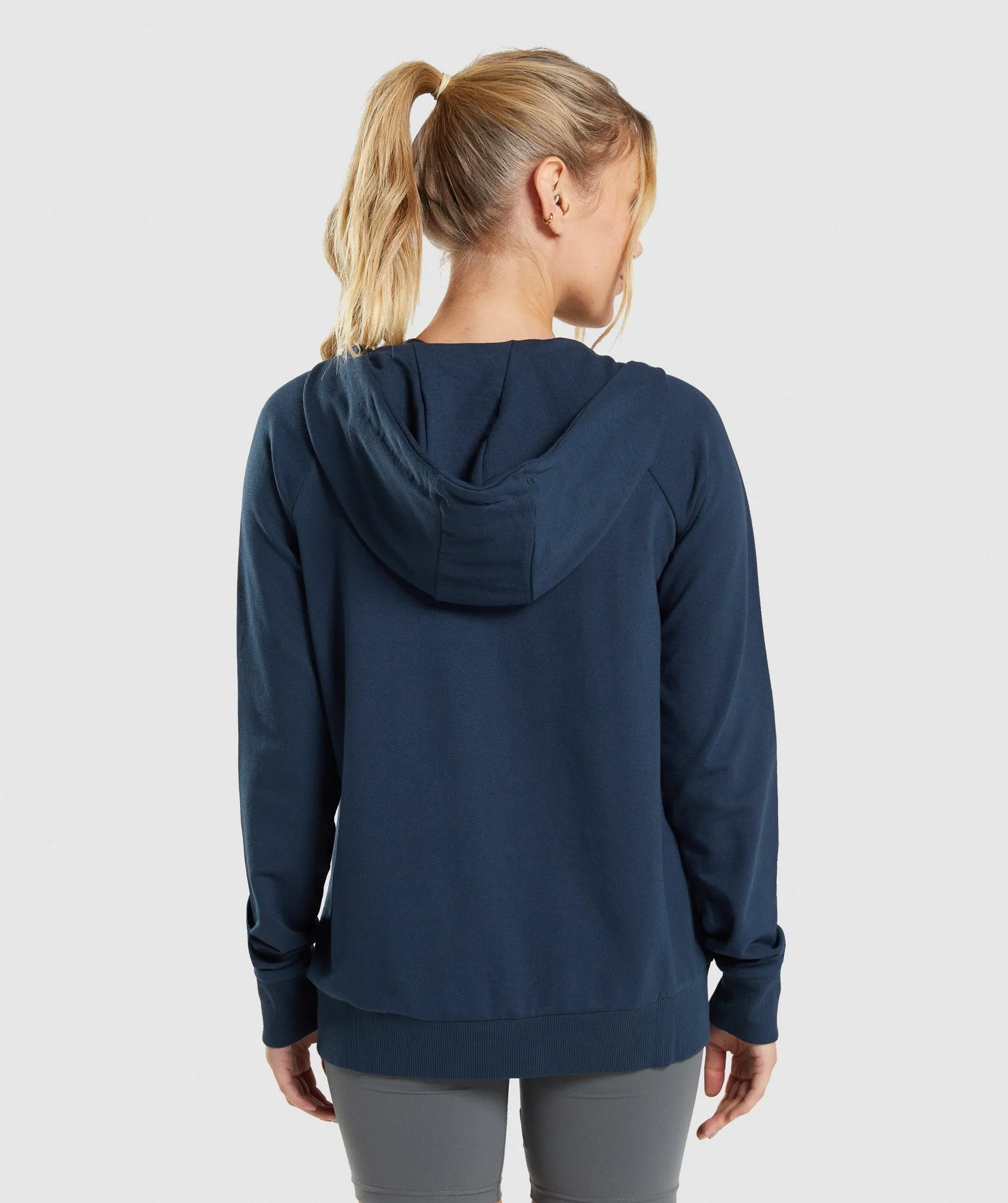 Gymshark Training Zip Hoodie - Navy sold by Gymshark product image thumbnail 2