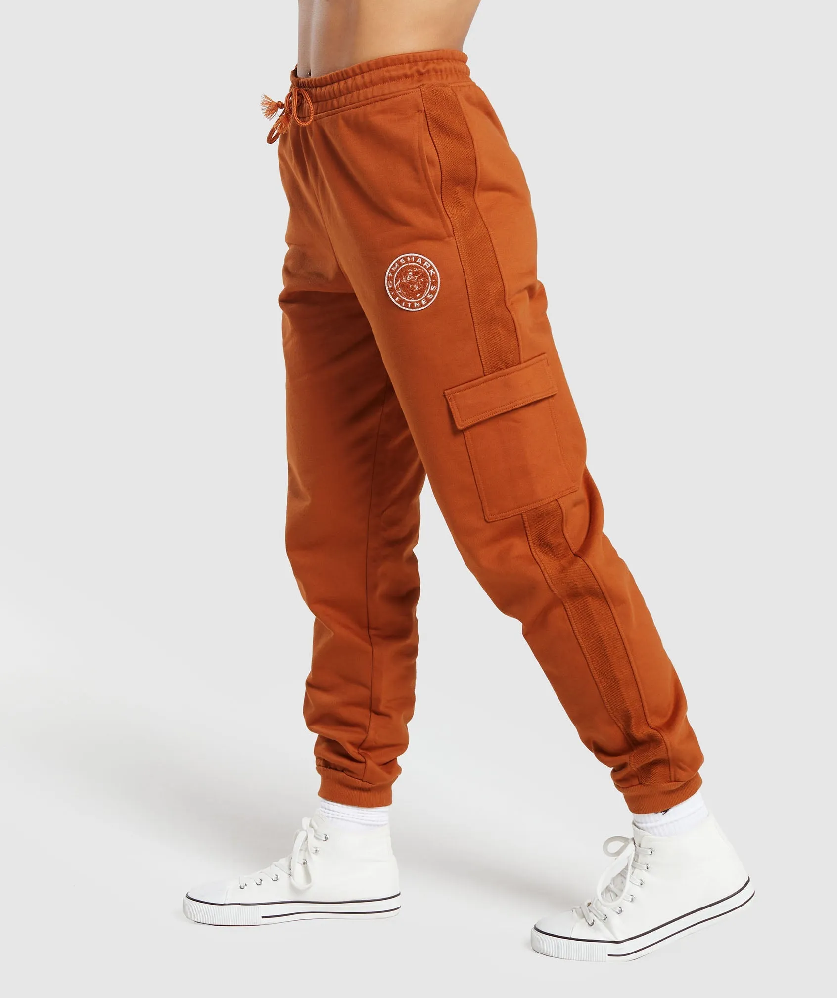 Gymshark Legacy Joggers - Nutmeg Orange sold by Gymshark product image thumbnail 3