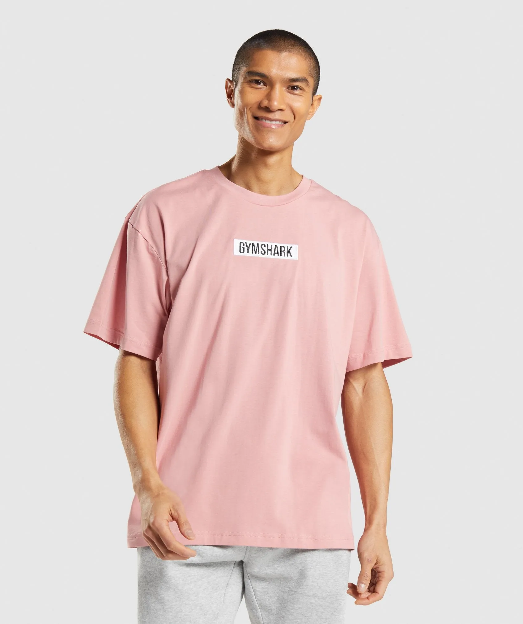 Gymshark Central Oversized T-Shirt - Pink sold by Gymshark