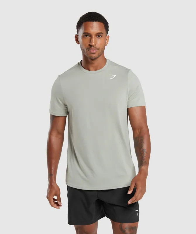 Gymshark Arrival T-Shirt - Stone Grey sold by Gymshark