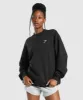 Gymshark Training Oversized Sweatshirt - Black sold by Gymshark