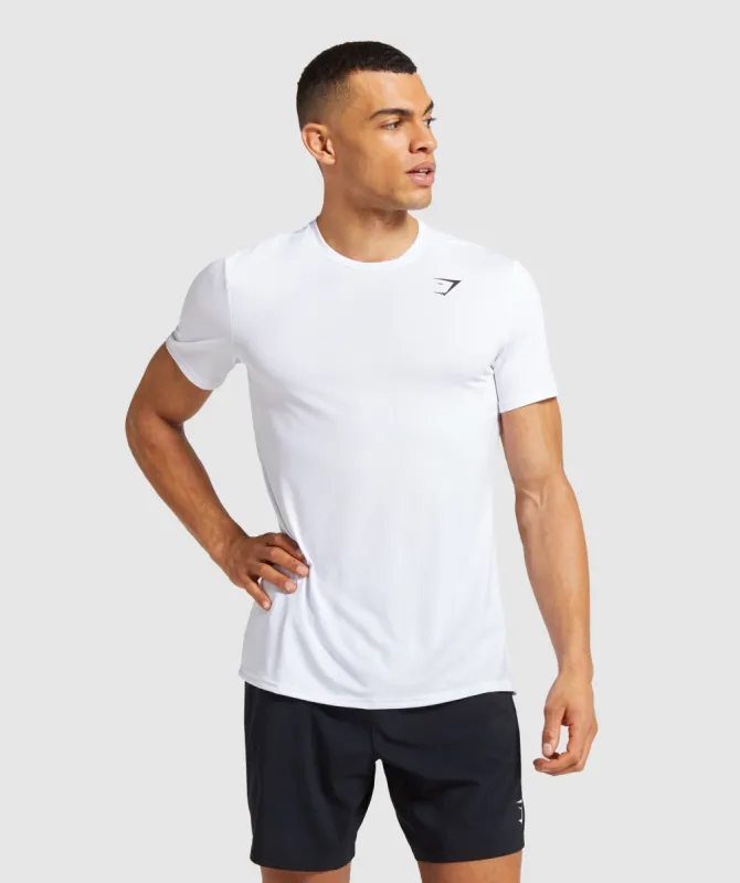 Gymshark Arrival T-Shirt - White sold by Gymshark