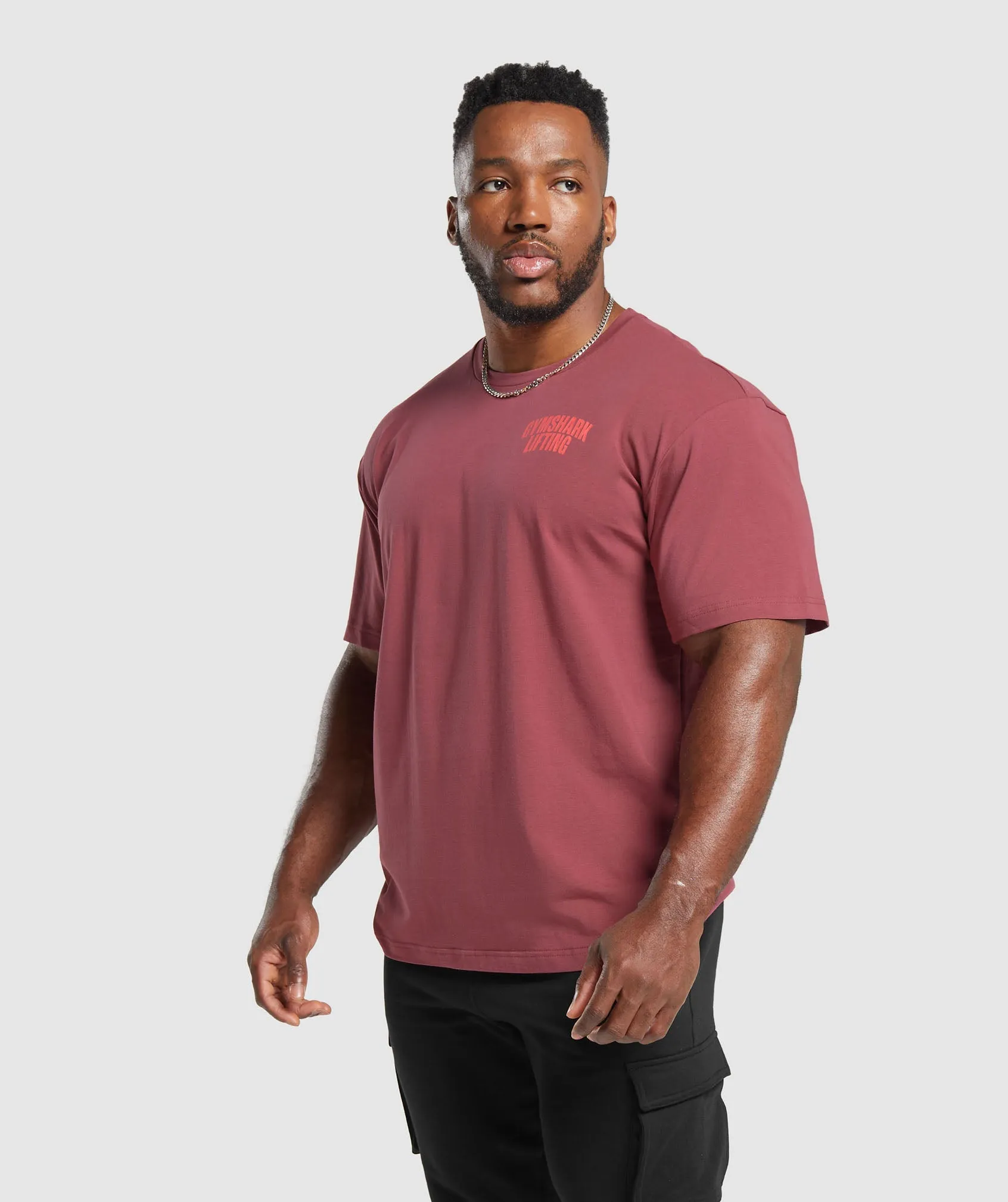 Gymshark Lifting T-Shirt - Soft Berry sold by Gymshark product image thumbnail 3