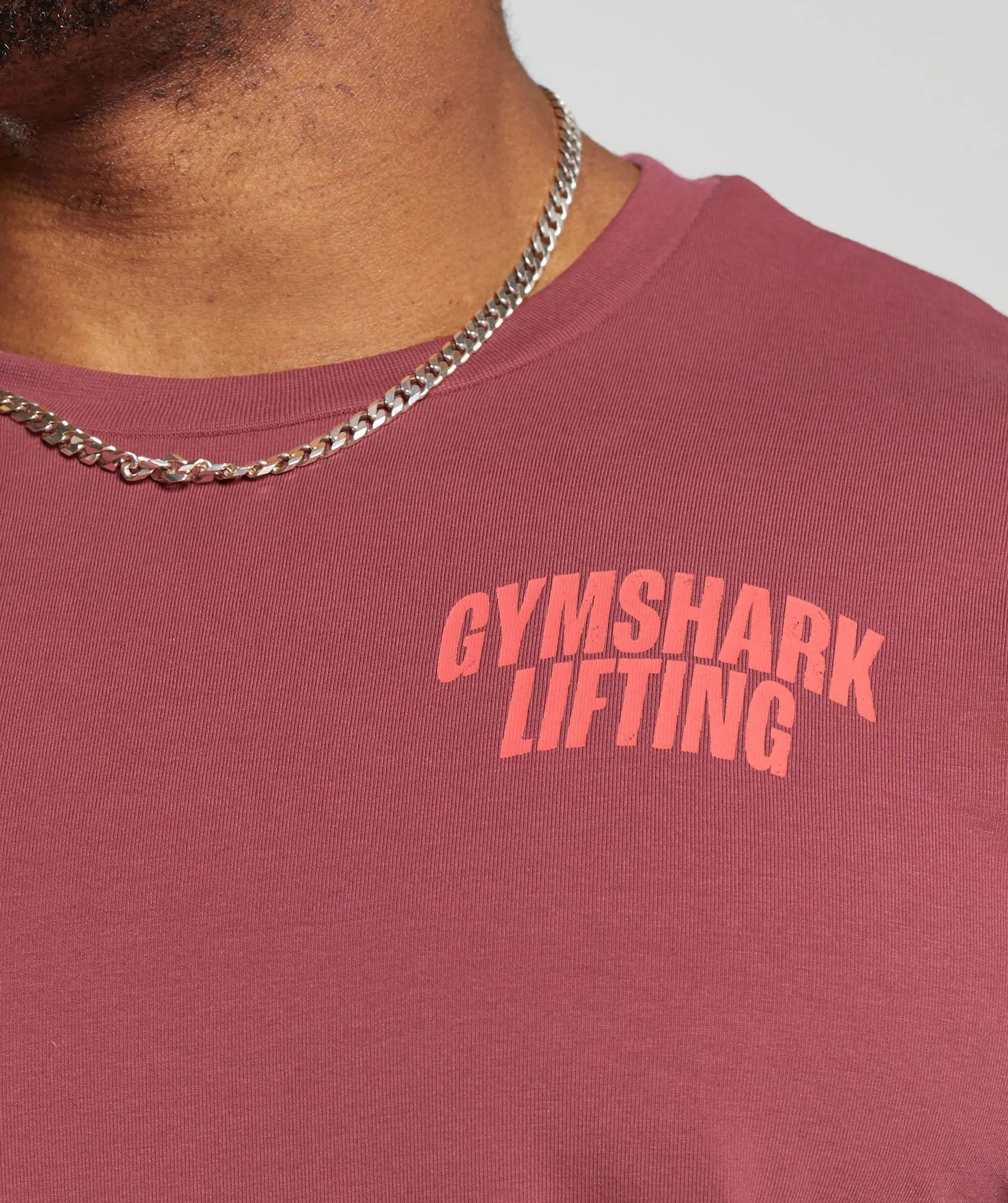 Gymshark Lifting T-Shirt - Soft Berry sold by Gymshark product image thumbnail 5