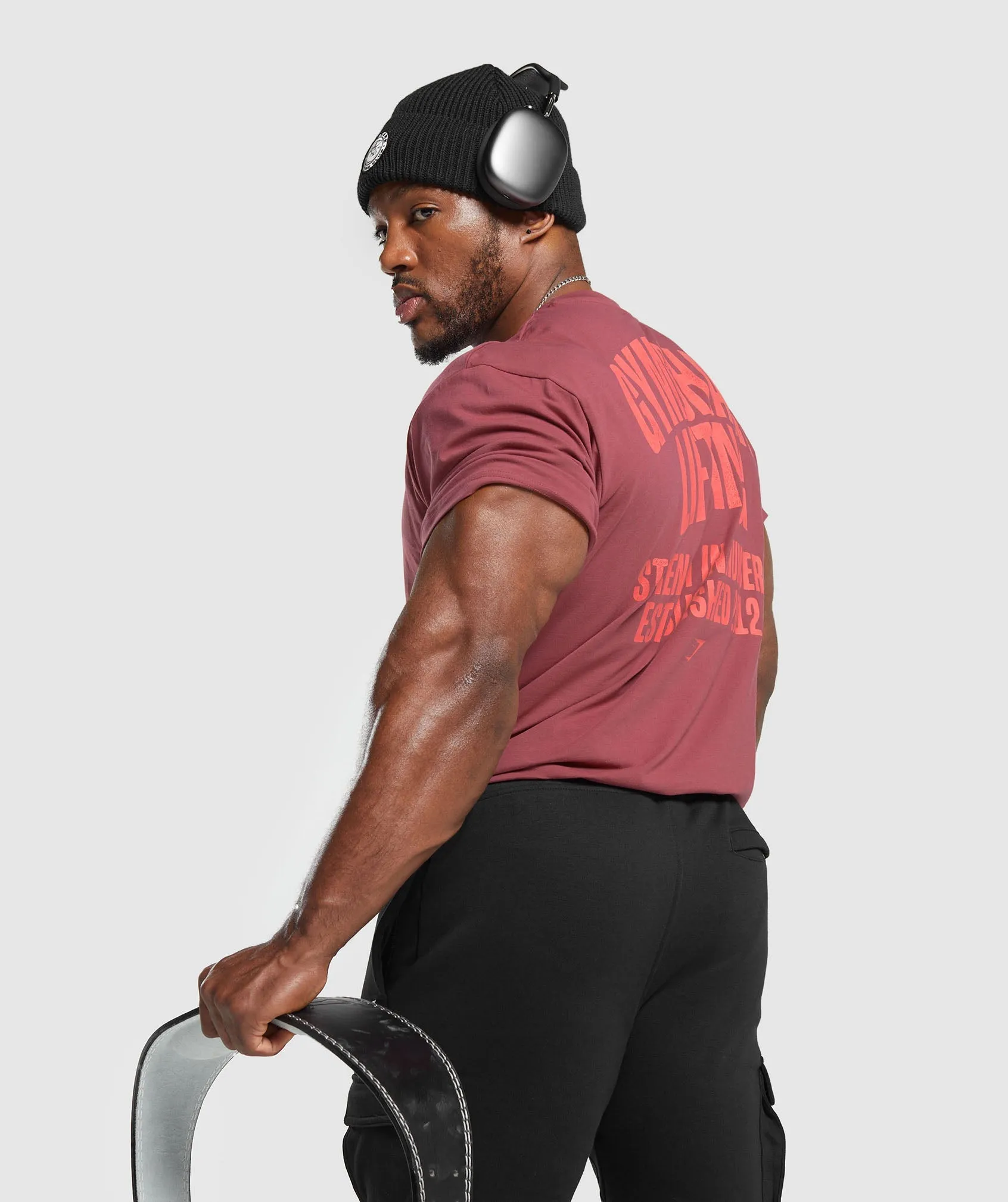 Gymshark Lifting T-Shirt - Soft Berry sold by Gymshark product image thumbnail 4