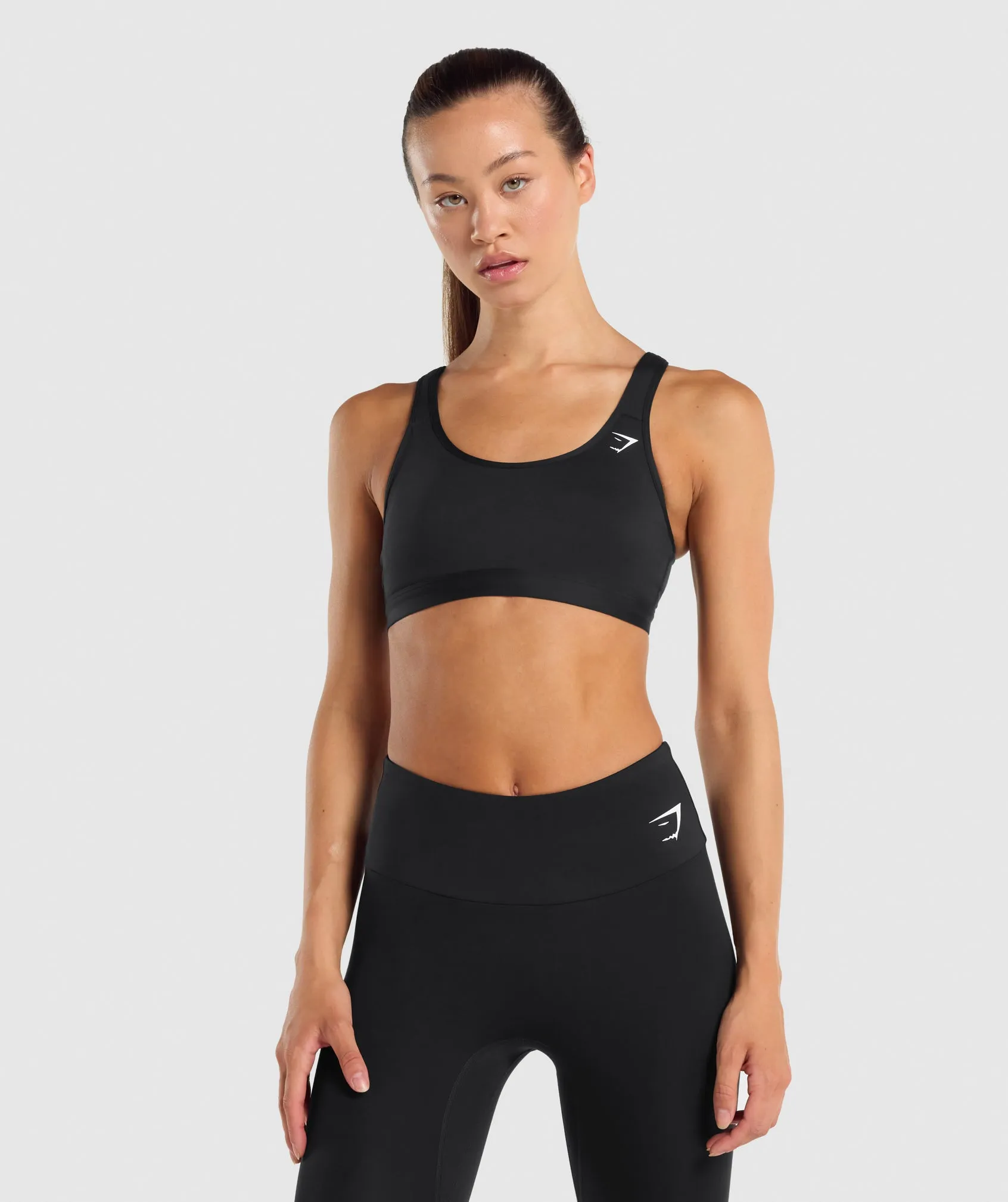 Gymshark Scoop Neck Sports Bra - Black sold by Gymshark