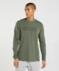 Gymshark Block Long Sleeve T-Shirt - Core Olive sold by Gymshark