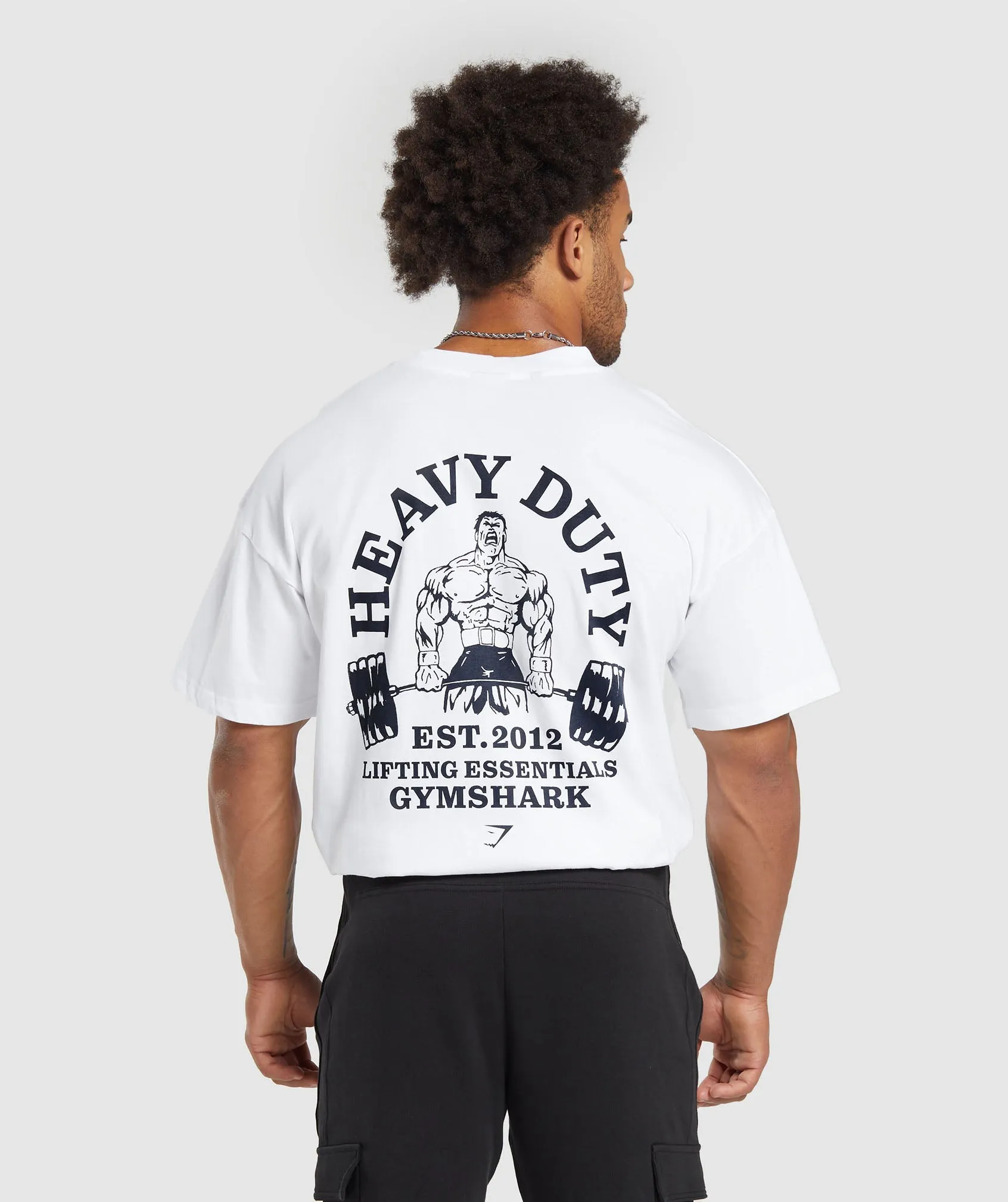 Gymshark Heavy Duty T-Shirt - White sold by Gymshark