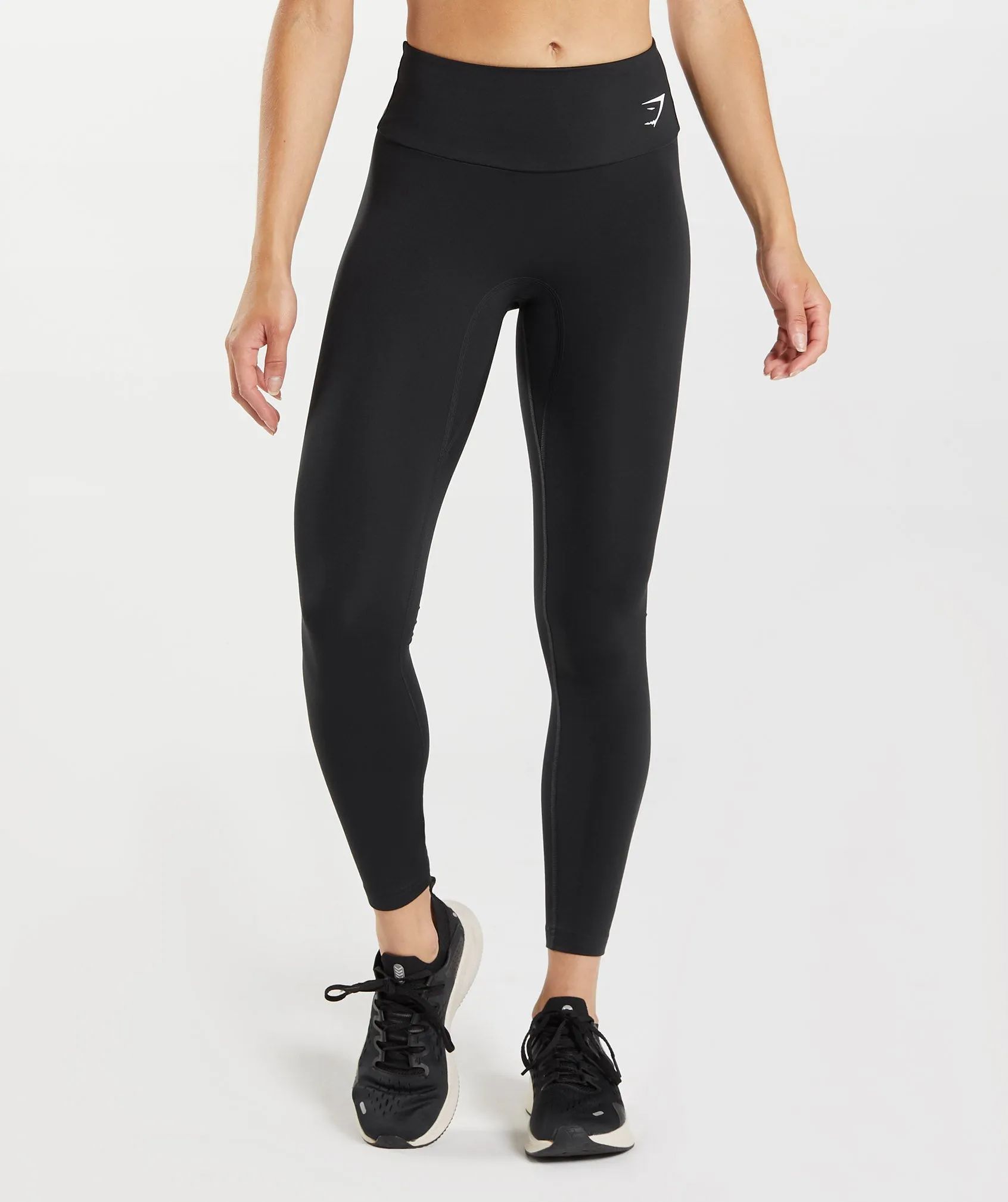 Gymshark Fraction Leggings - Black/White sold by Gymshark product image thumbnail 2
