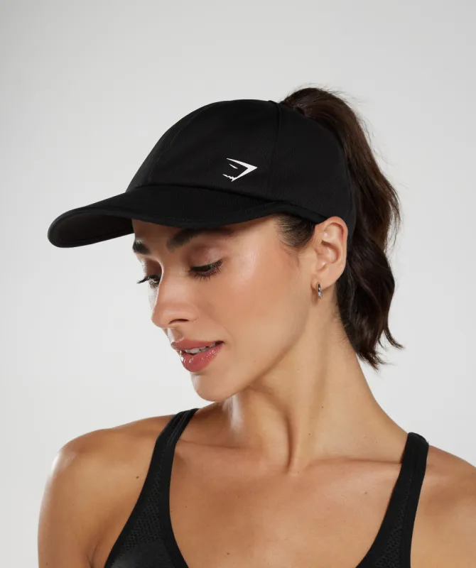 Gymshark Ponytail Cap - Black sold by Gymshark