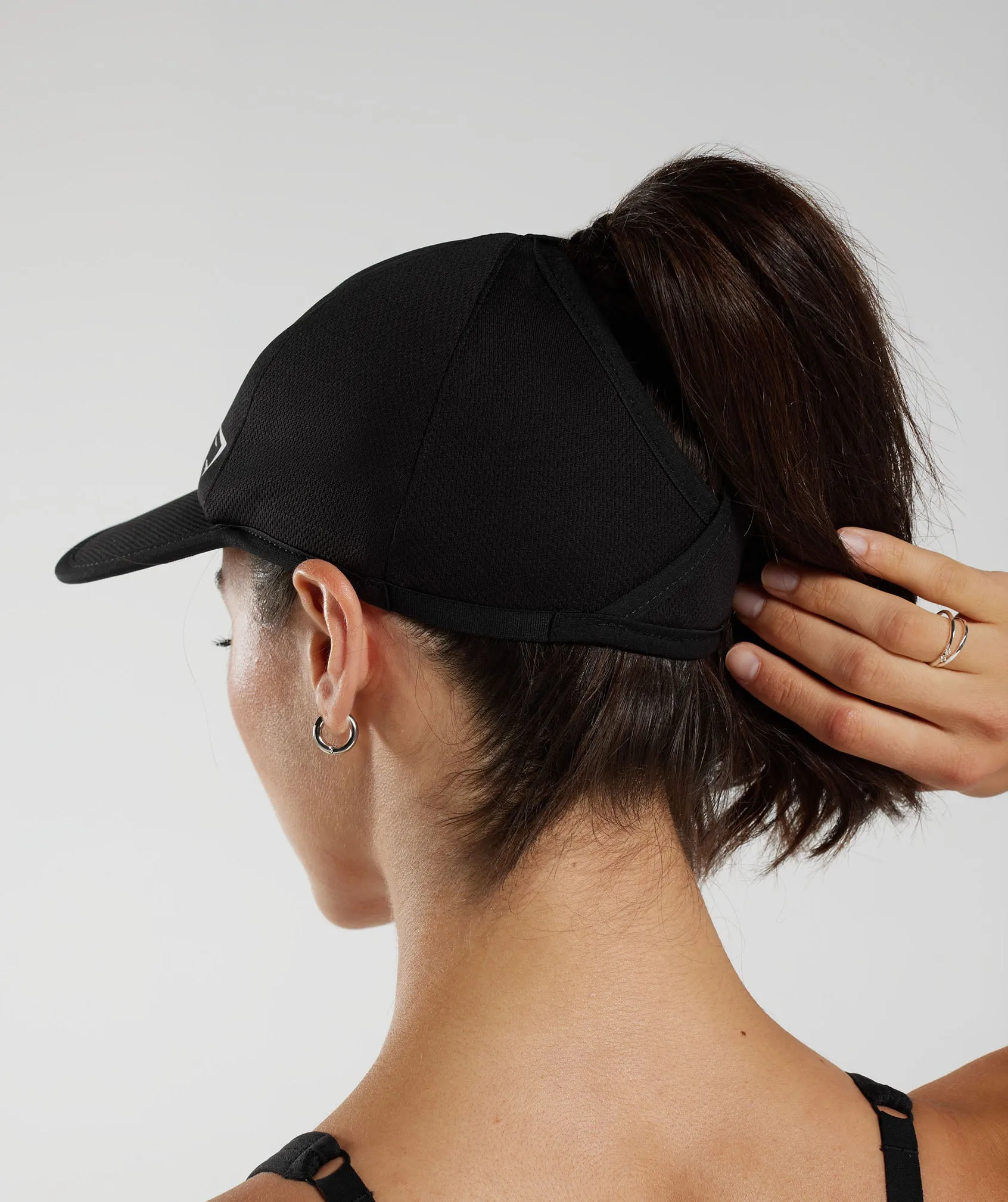 Gymshark Ponytail Cap - Black sold by Gymshark product image thumbnail 2