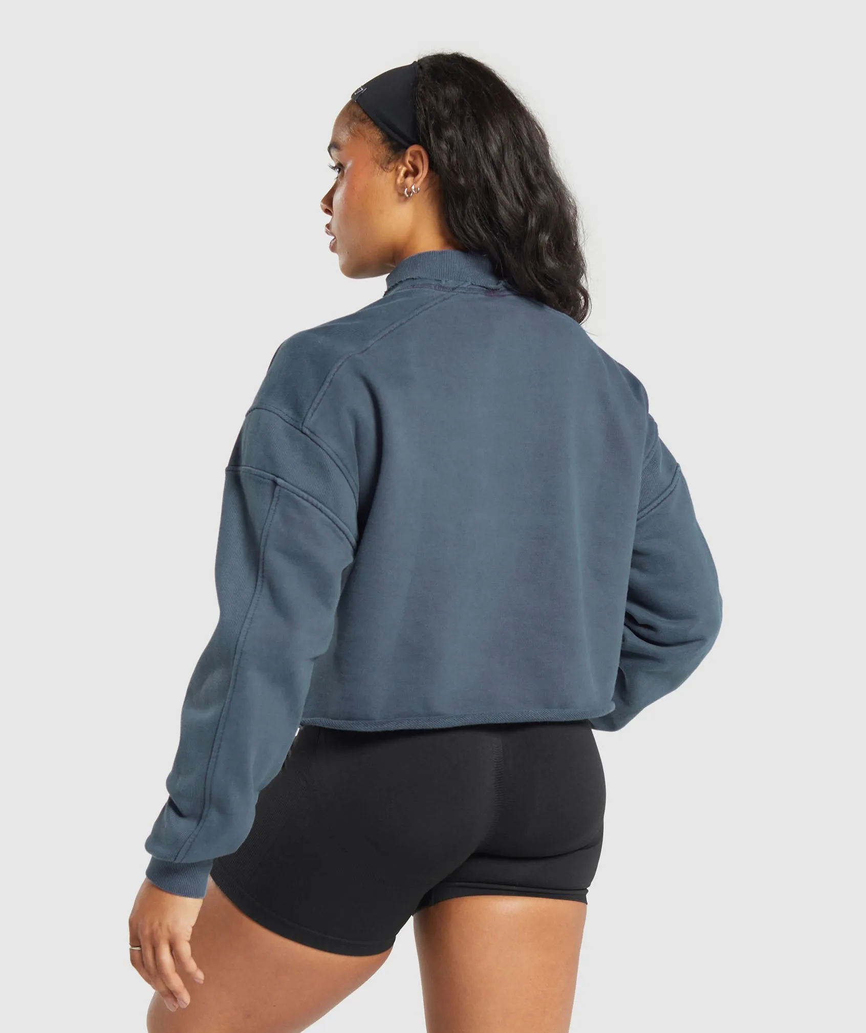 Gymshark Premium Legacy Sweatshirt - Heavy Blue sold by Gymshark product image thumbnail 2