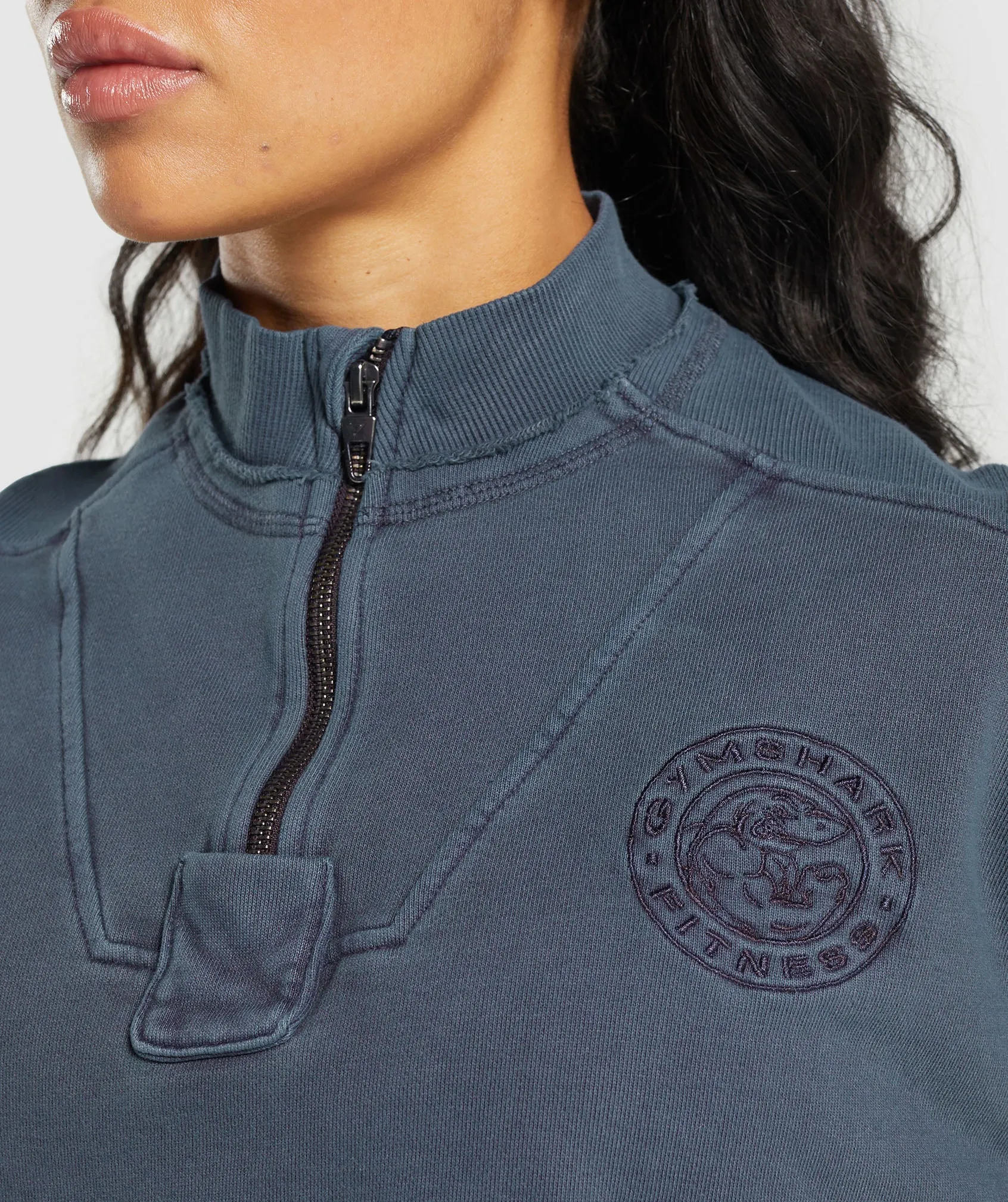 Gymshark Premium Legacy Sweatshirt - Heavy Blue sold by Gymshark product image thumbnail 5