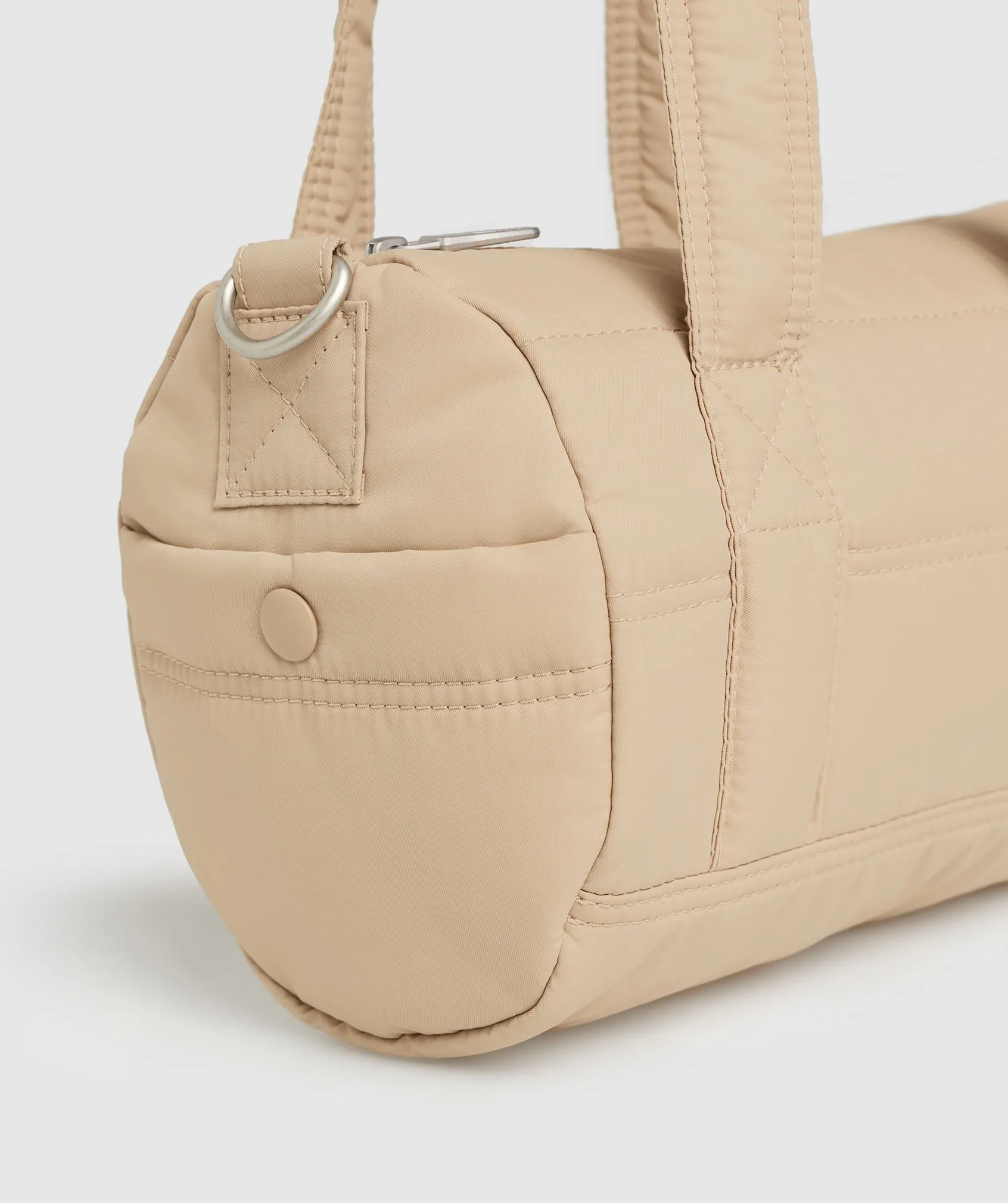 Gymshark Premium Lifestyle Mini Barrel Bag - Deep Fawn Brown sold by Gymshark product image thumbnail 3