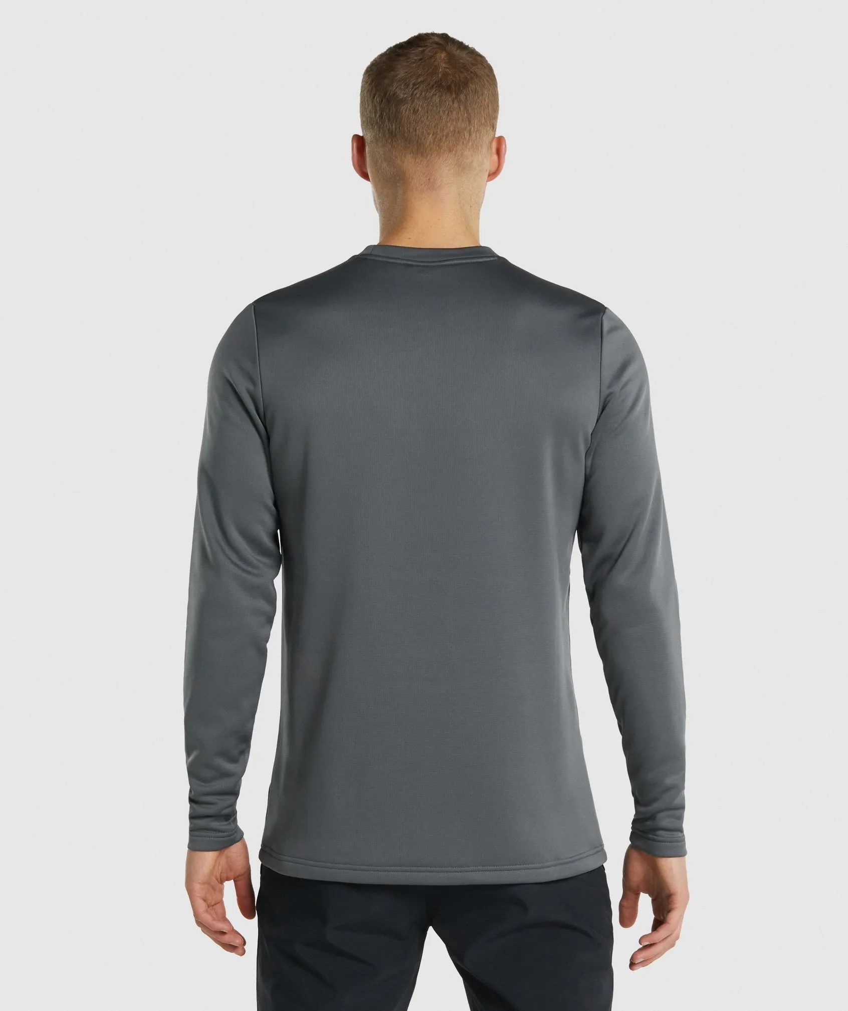 Gymshark Arrival Crew Sweatshirt - Charcoal sold by Gymshark product image thumbnail 2