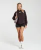 Gymshark Block Oversized Hoodie - Plum Brown sold by Gymshark