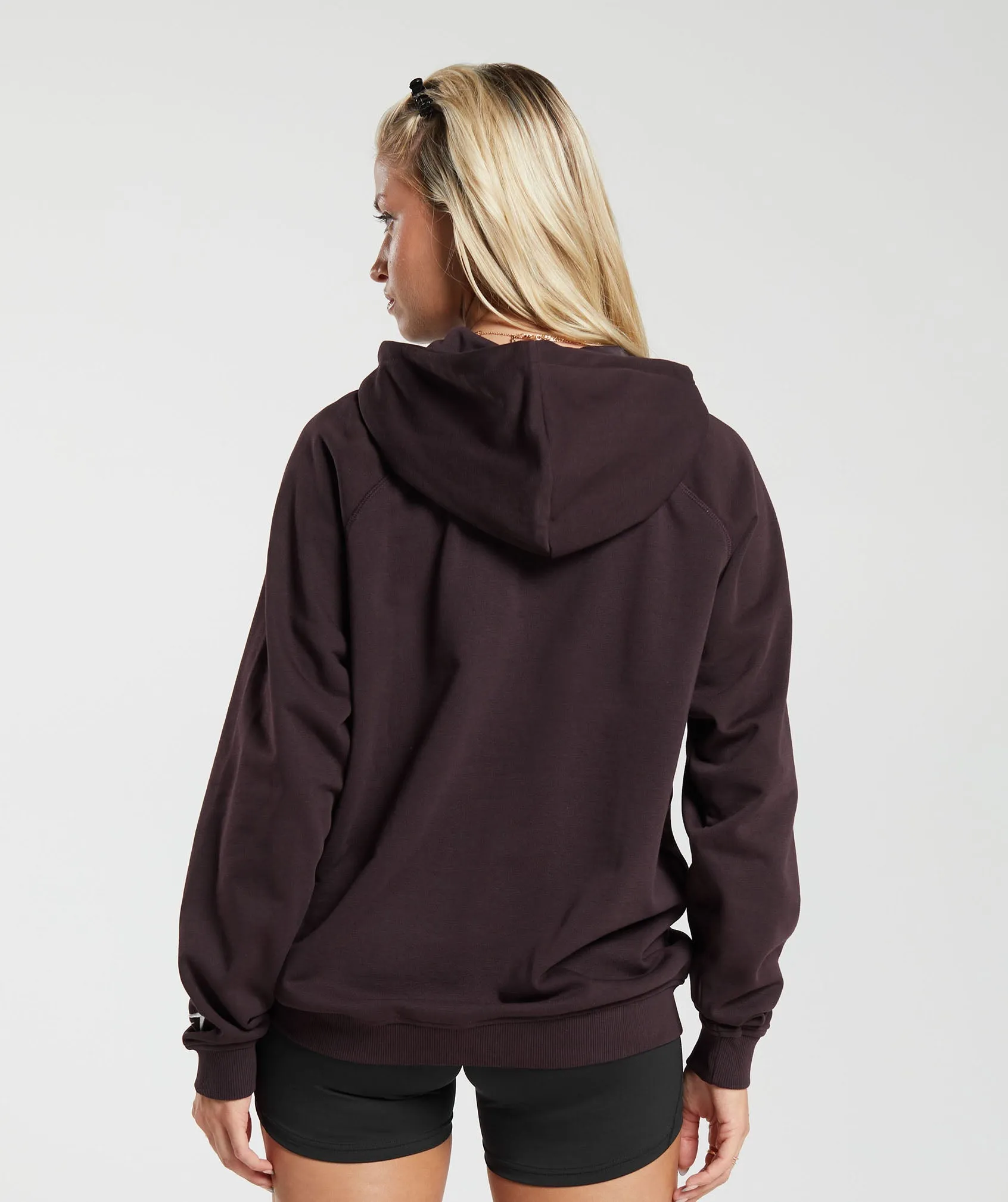 Gymshark Block Oversized Hoodie - Plum Brown sold by Gymshark product image thumbnail 2