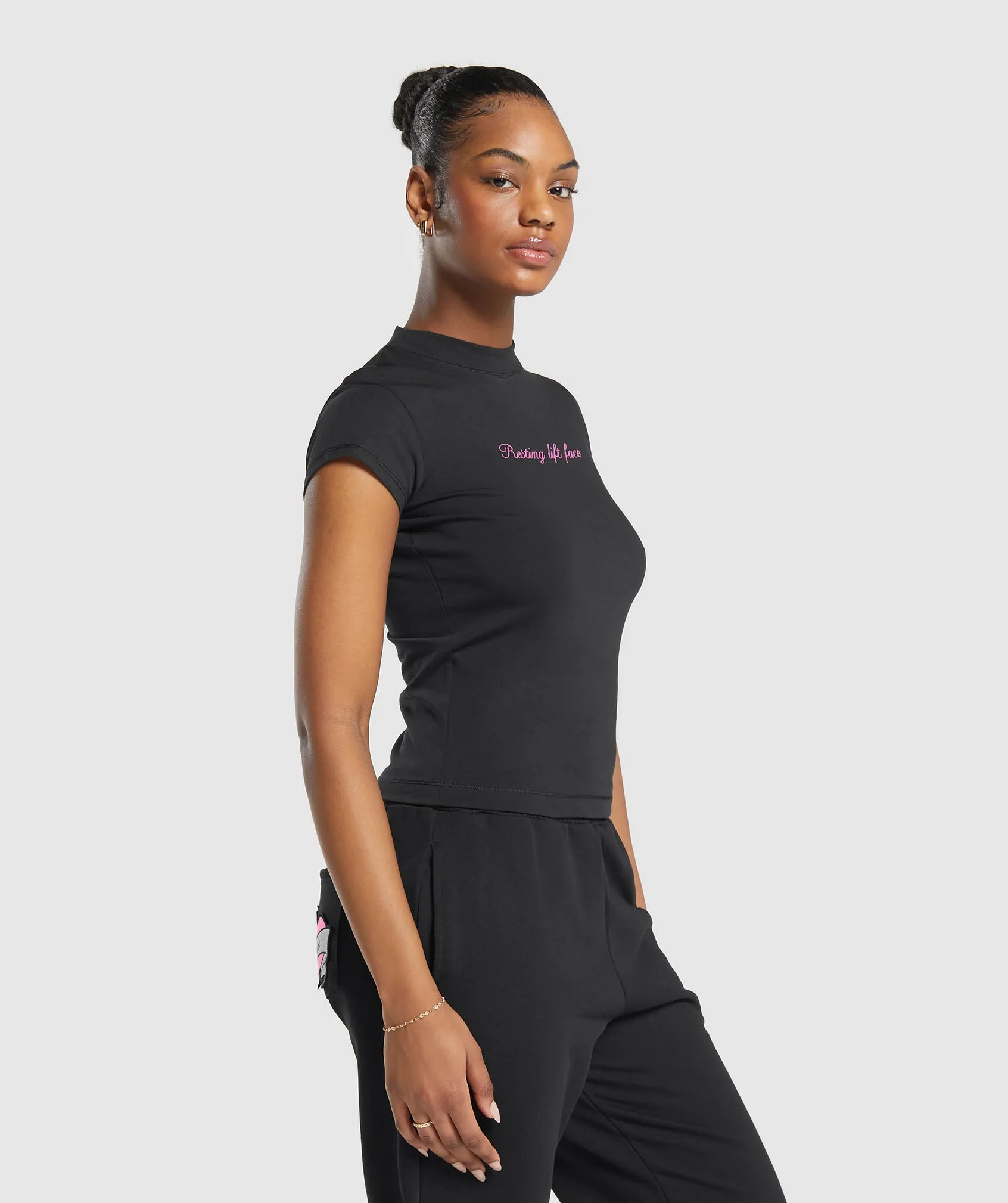 Gymshark Tattoo T-Shirt - Black sold by Gymshark product image thumbnail 3