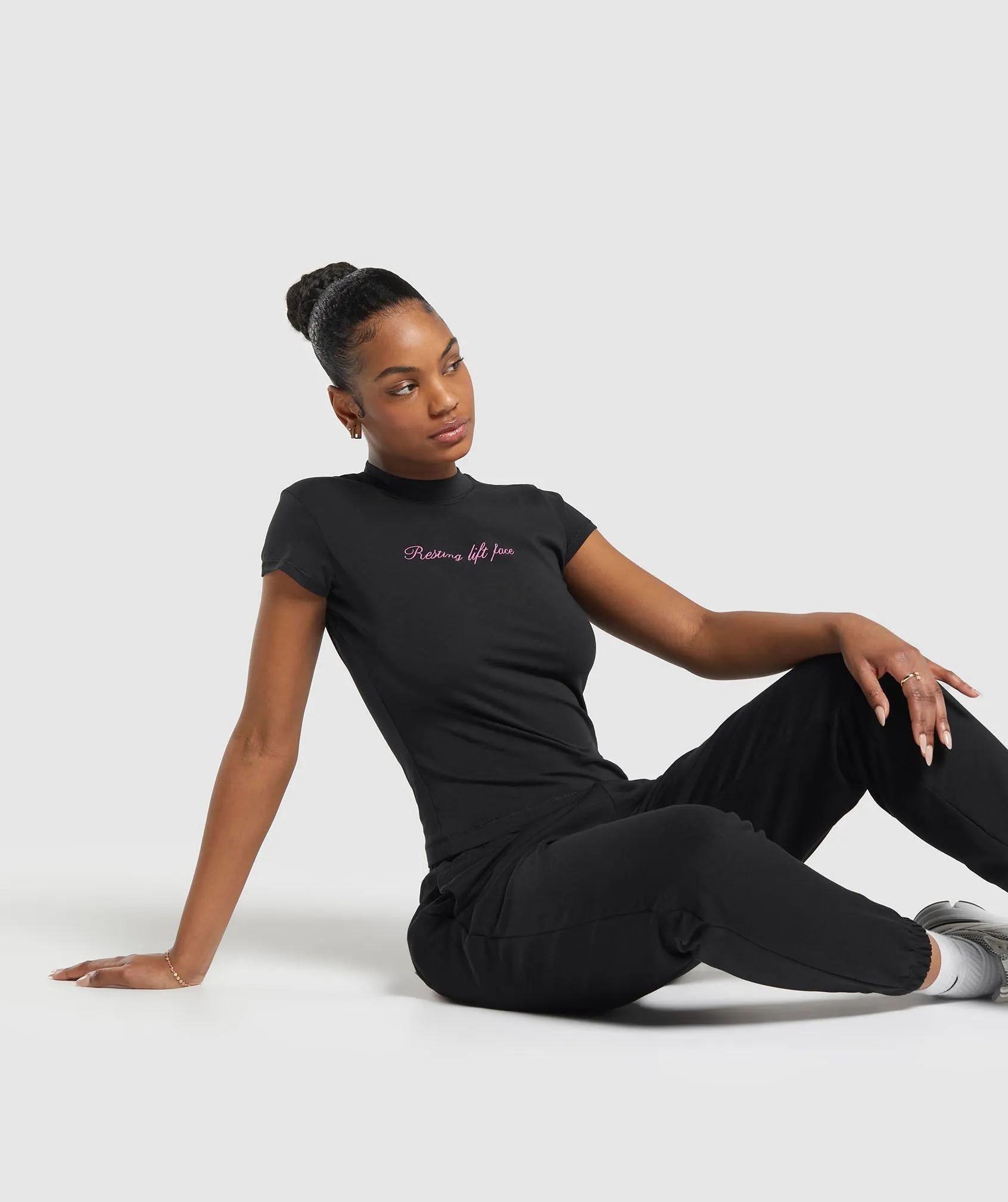 Gymshark Tattoo T-Shirt - Black sold by Gymshark product image thumbnail 4