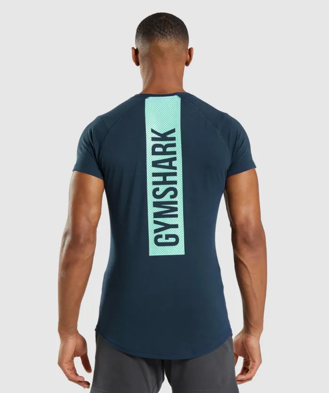Gymshark Bold T-Shirt - Navy sold by Gymshark