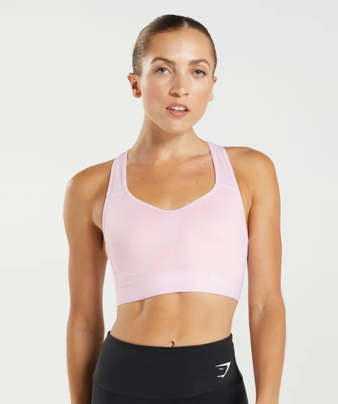 Gymshark Lightweight High Support Sports Bra - Sweet Pink sold by Gymshark