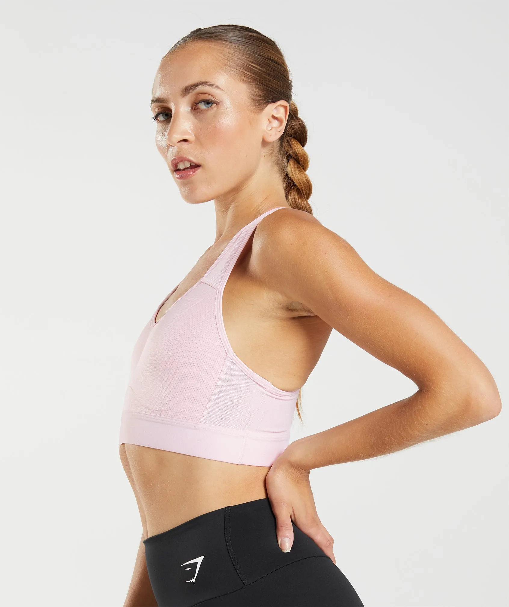 Gymshark Lightweight High Support Sports Bra - Sweet Pink sold by Gymshark product image thumbnail 3