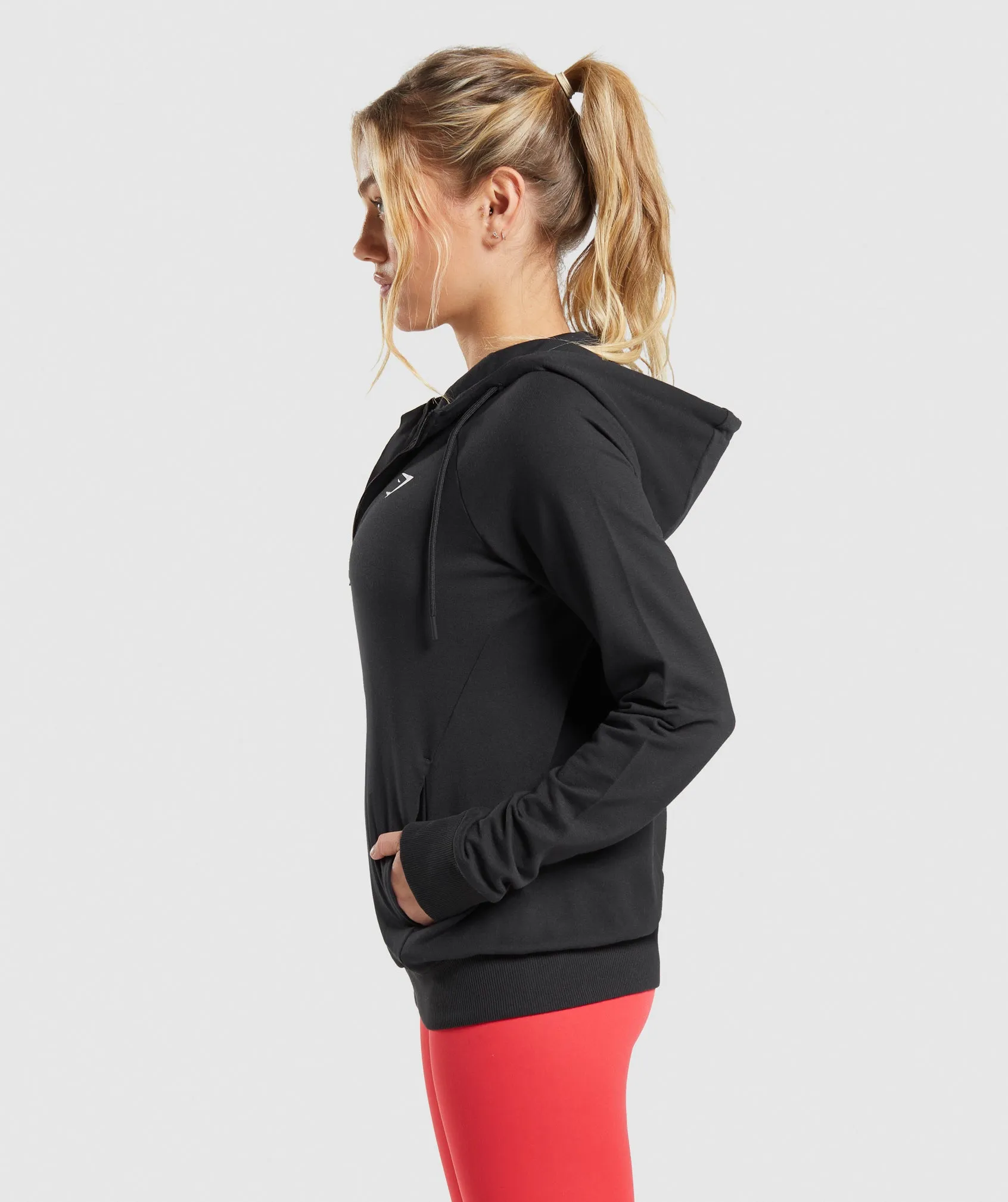 Gymshark Training Zip Hoodie - Black sold by Gymshark product image thumbnail 3