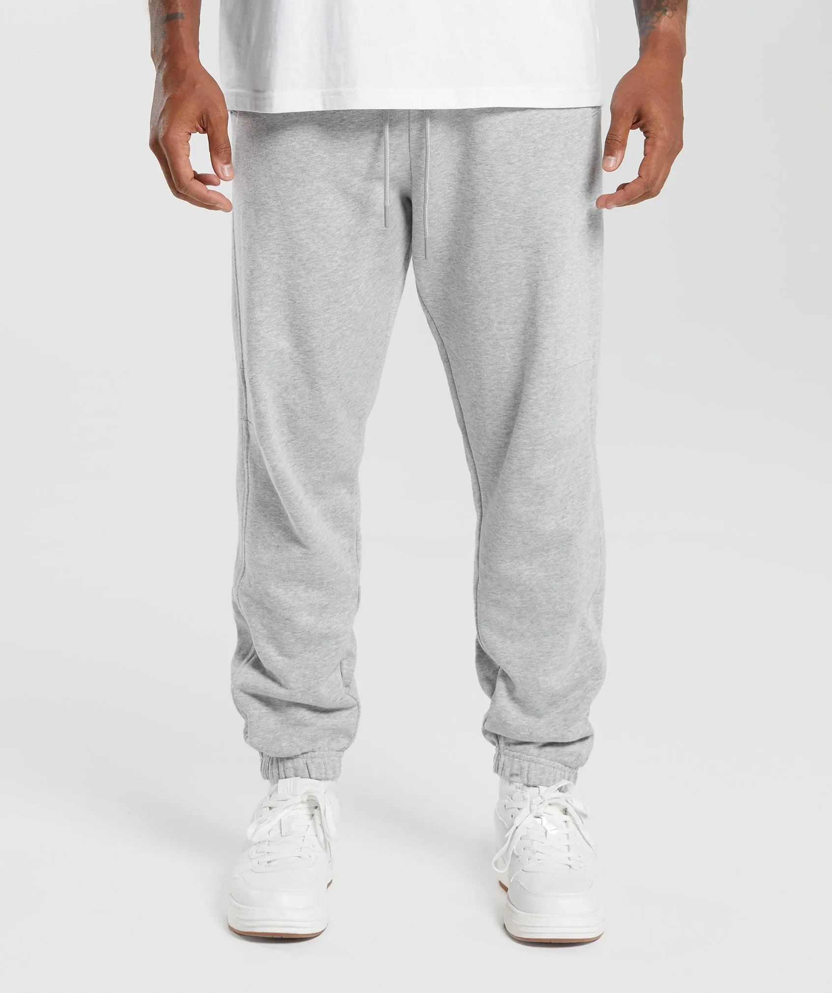 Gymshark Rest Day Essentials Joggers - Light Grey Core Marl sold by Gymshark