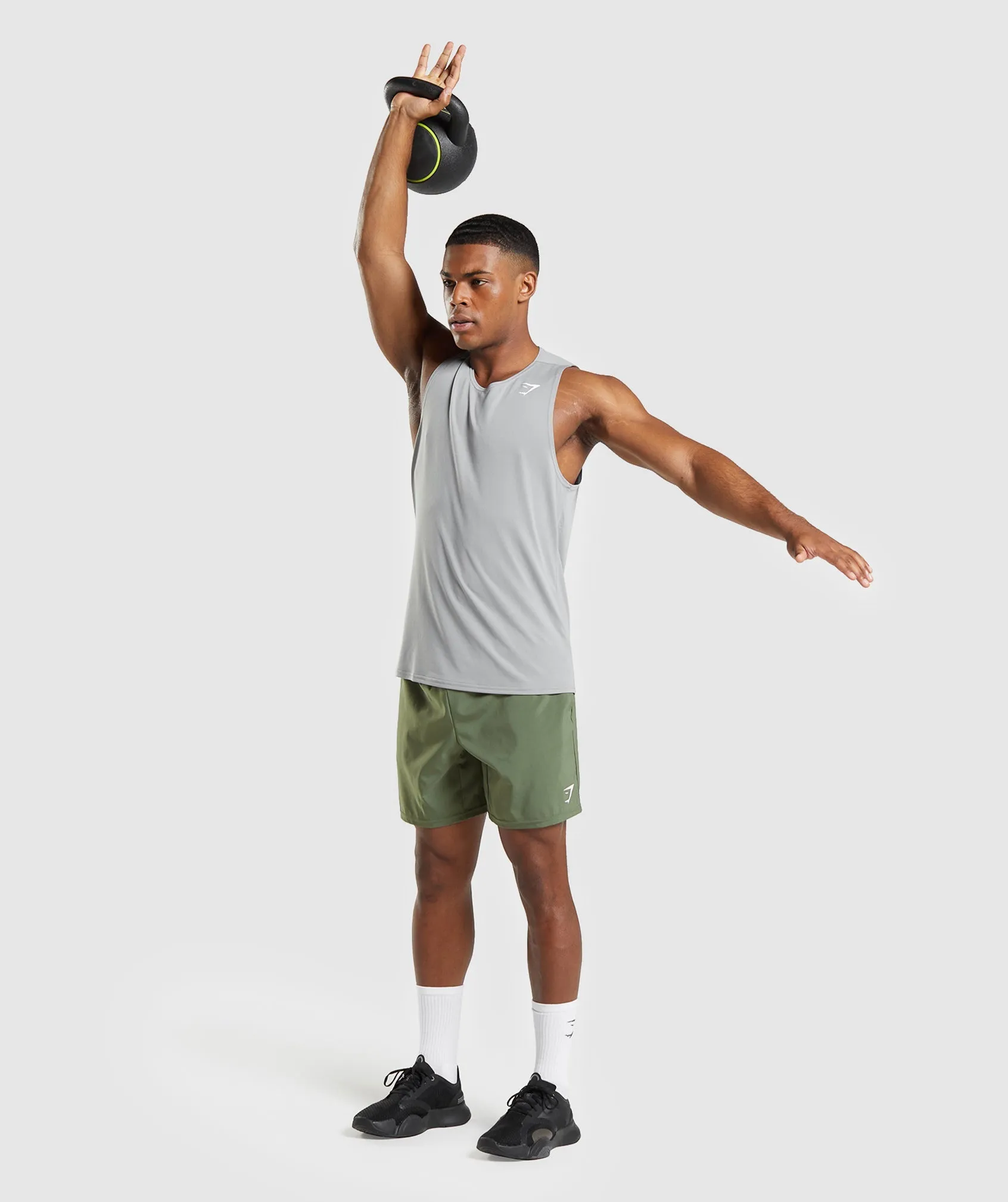 Gymshark Arrival Tank - Smokey Grey sold by Gymshark product image thumbnail 4