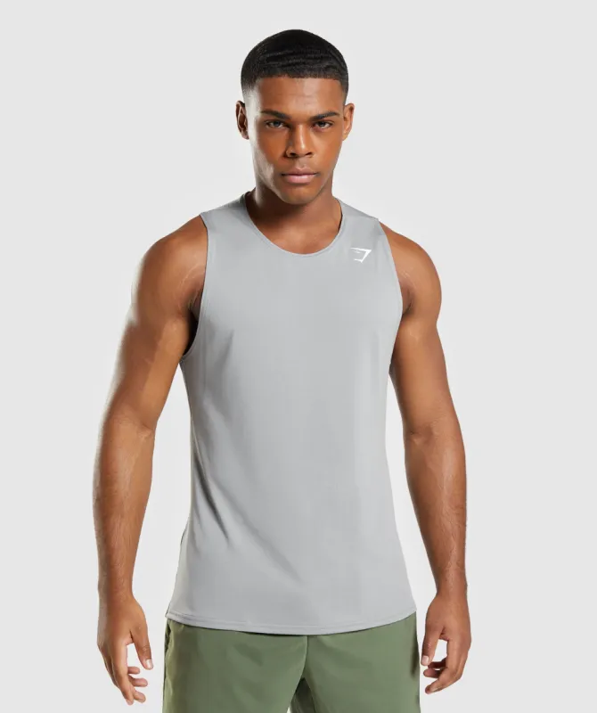 Gymshark Arrival Tank - Smokey Grey sold by Gymshark