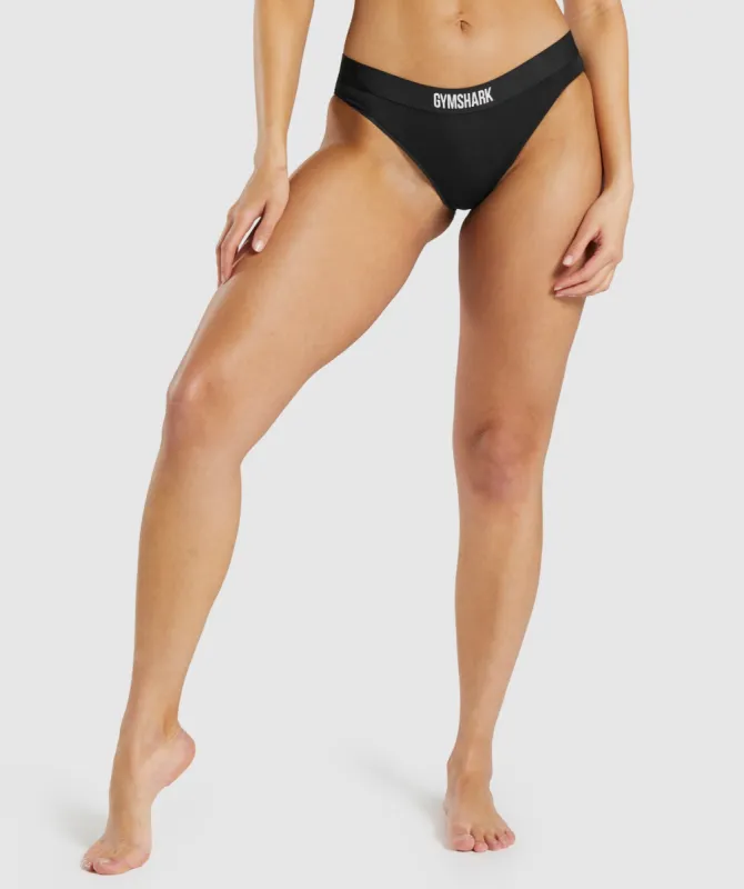 Gymshark Cotton Brief - Black sold by Gymshark