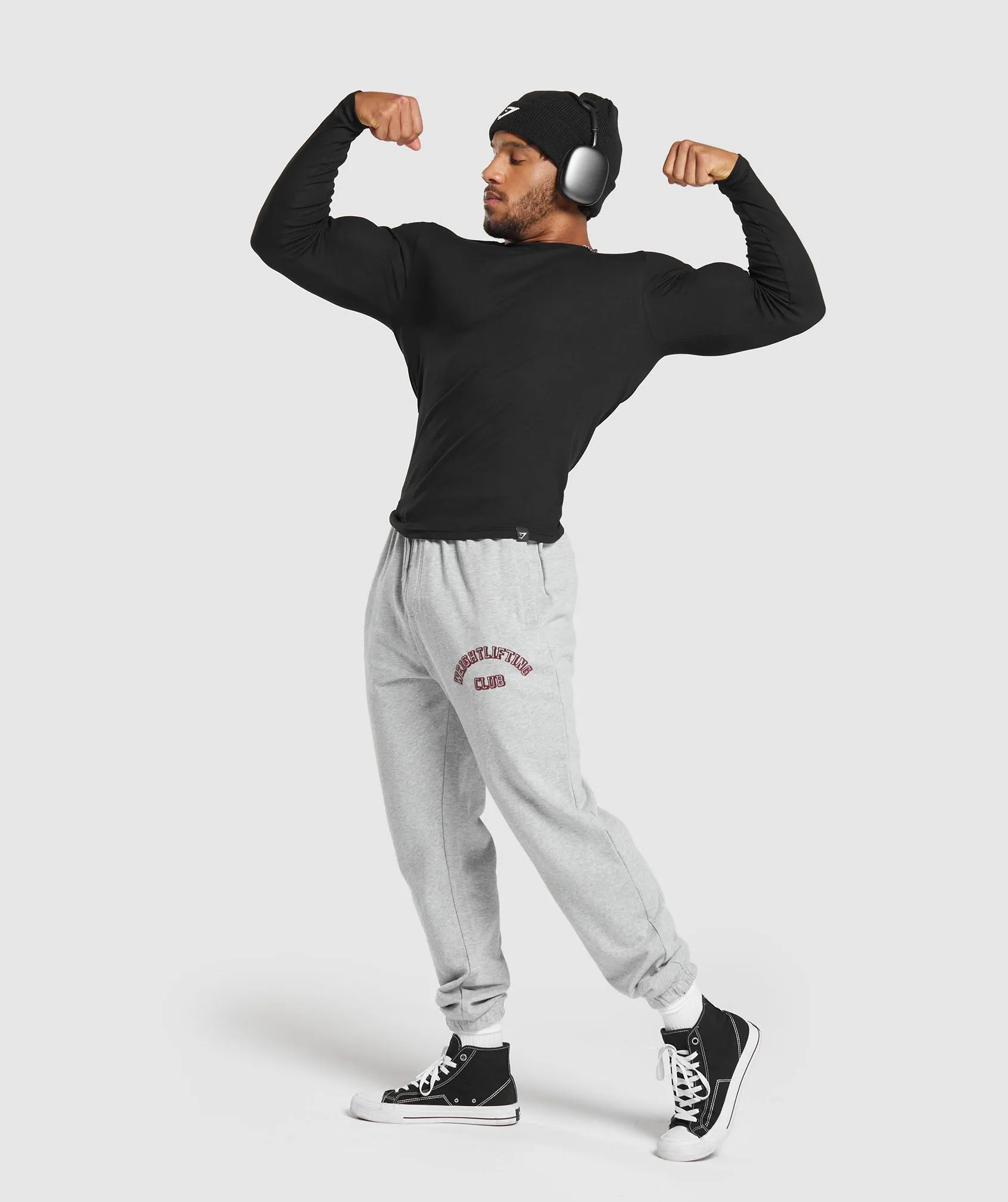 Gymshark Weightlifting Club Joggers - Light Grey Core Marl sold by Gymshark product image thumbnail 4