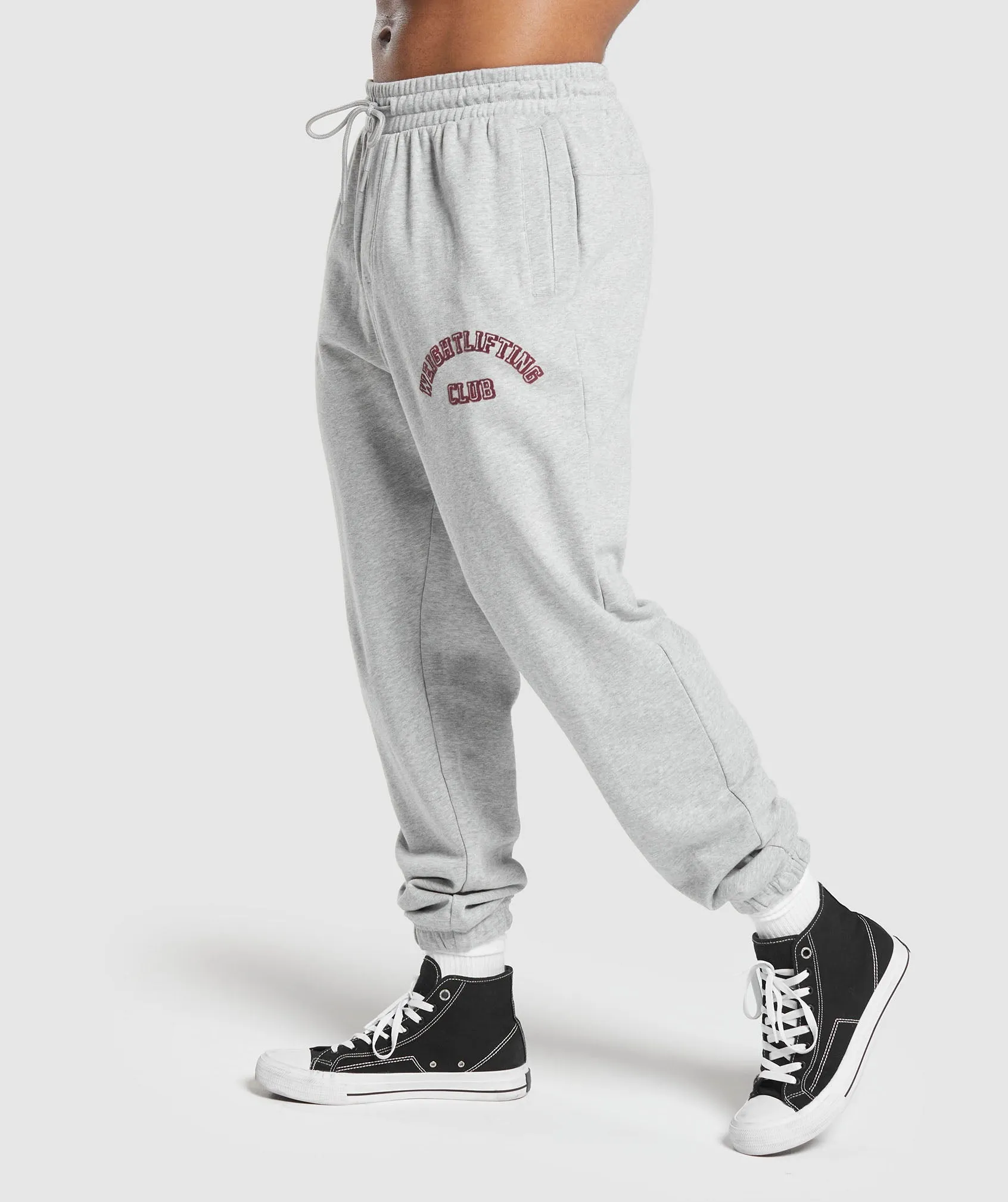 Gymshark Weightlifting Club Joggers - Light Grey Core Marl sold by Gymshark product image thumbnail 3
