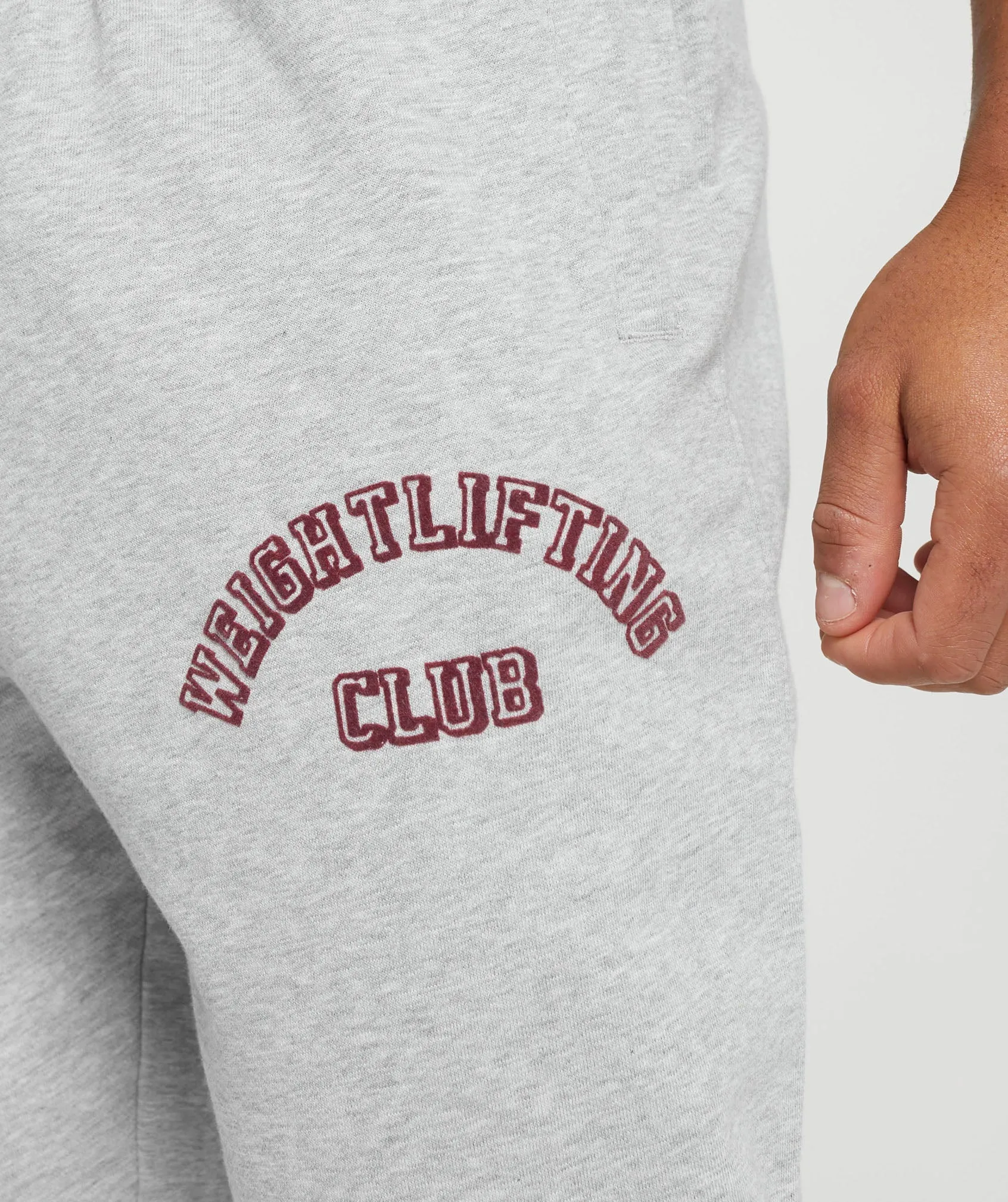 Gymshark Weightlifting Club Joggers - Light Grey Core Marl sold by Gymshark product image thumbnail 5