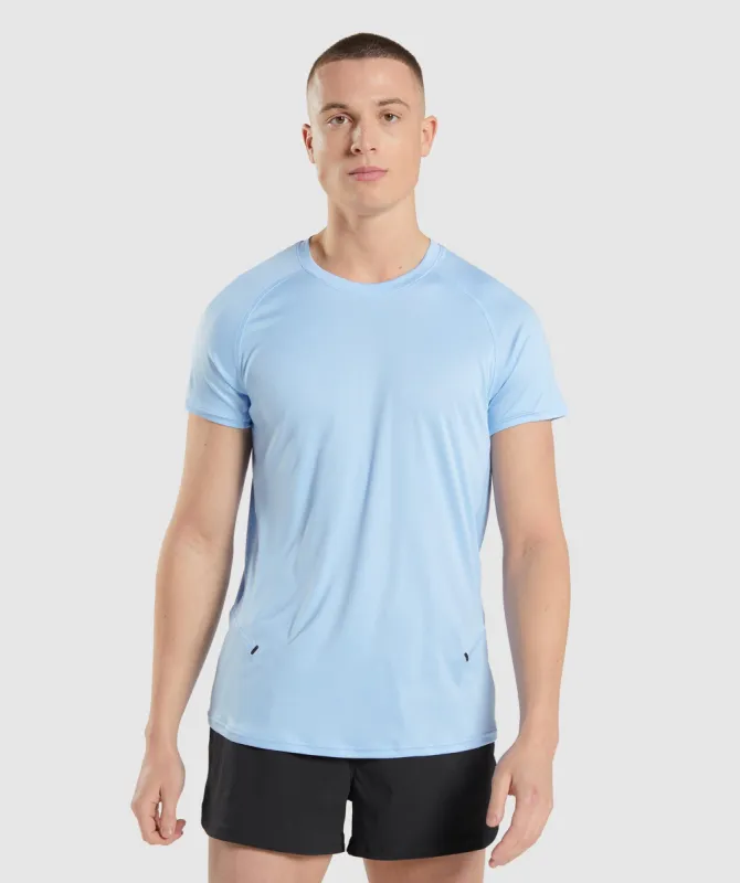 Gymshark Speed Evolve T-Shirt - Moonstone Blue sold by Gymshark