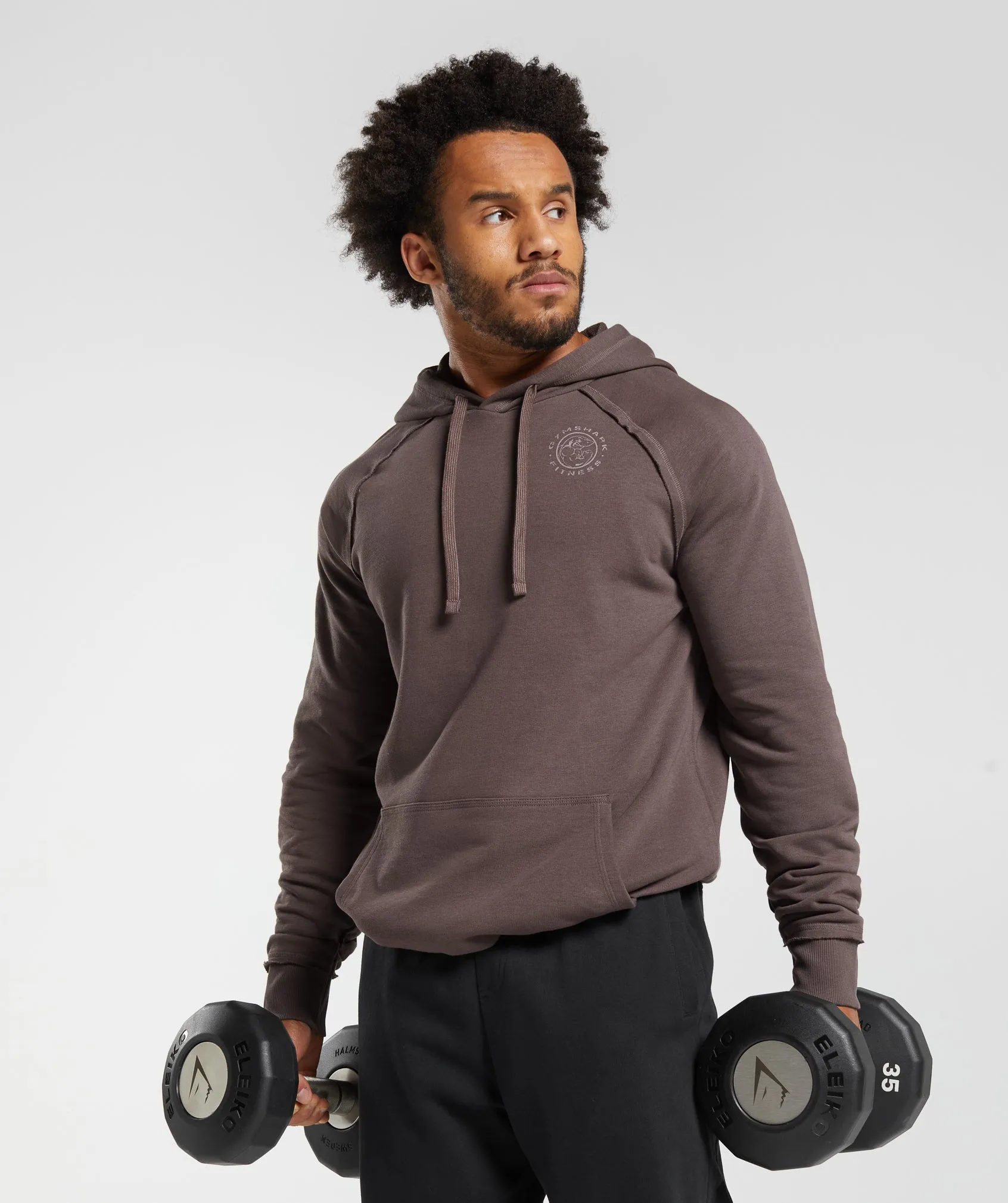 Gymshark Legacy Hoodie - Walnut Mauve sold by Gymshark product image thumbnail 4