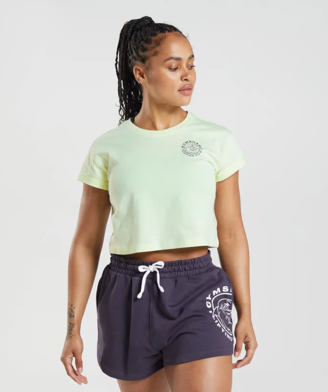 Gymshark Legacy Crop Top - Cucumber Green sold by Gymshark