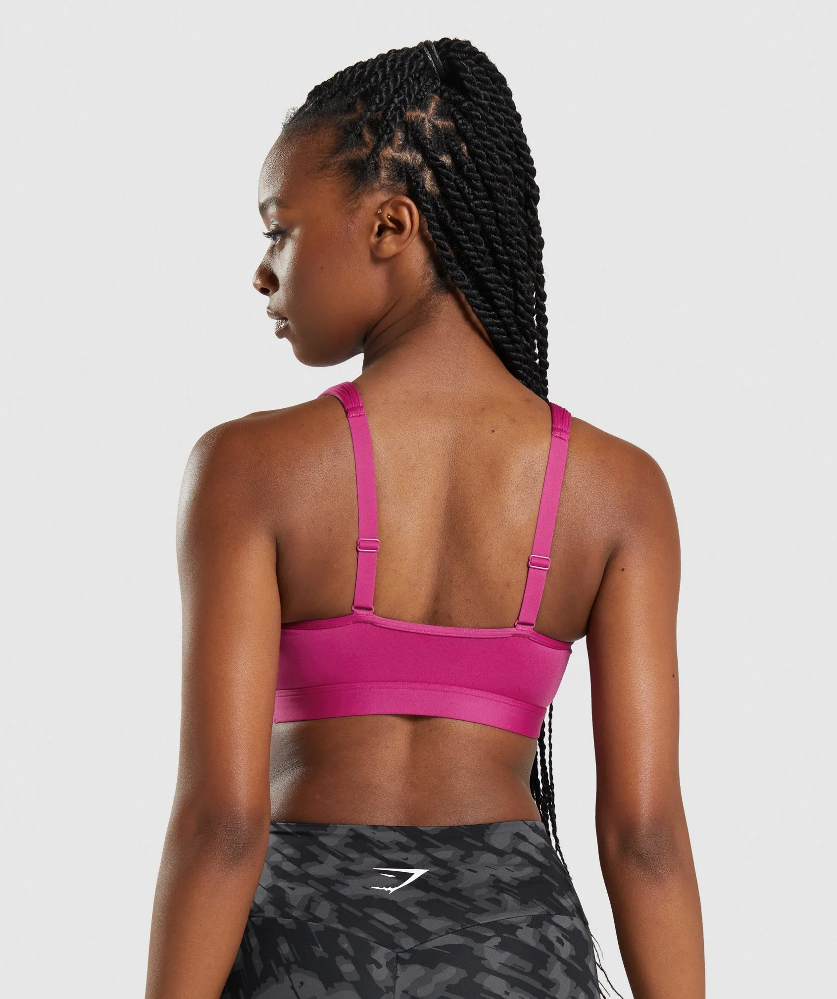 Gymshark Scoop Neck Sports Bra - Dragon Pink sold by Gymshark product image thumbnail 2