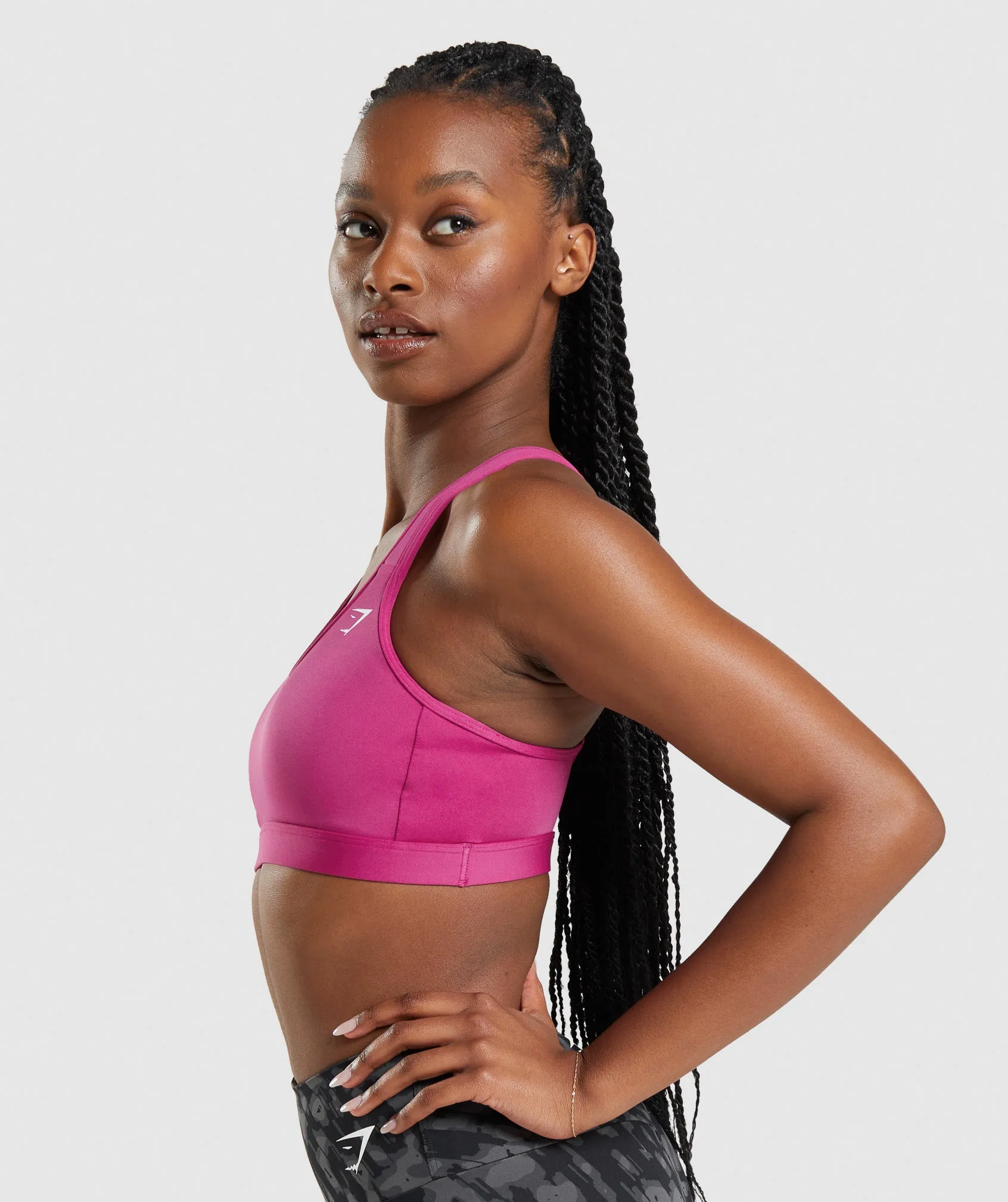 Gymshark Scoop Neck Sports Bra - Dragon Pink sold by Gymshark product image thumbnail 3