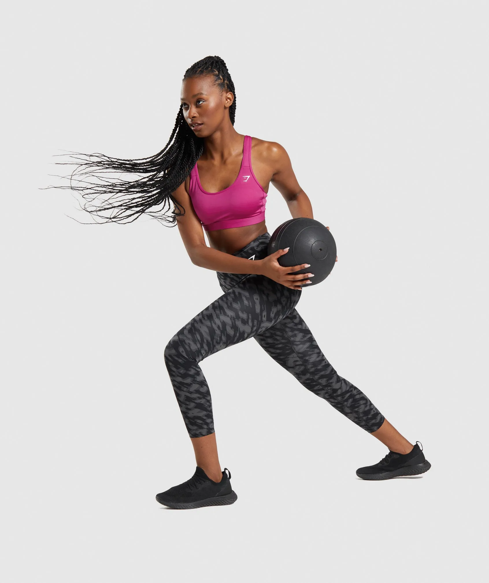 Gymshark Scoop Neck Sports Bra - Dragon Pink sold by Gymshark product image thumbnail 4