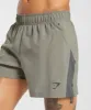 Gymshark Sport 5" Shorts - Linen Brown/Dark Grey sold by Gymshark
