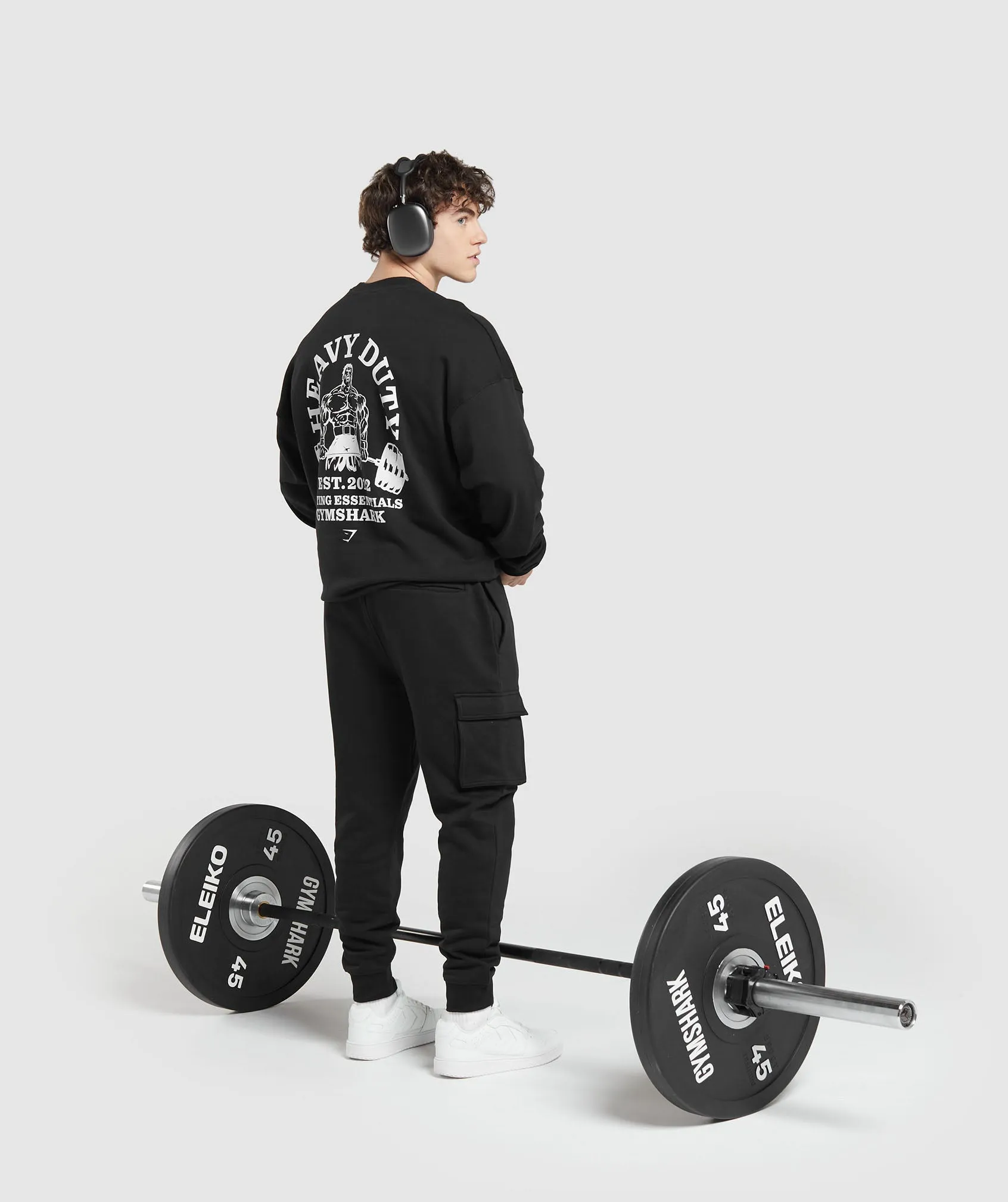 Gymshark Heavy Duty Crew - Black sold by Gymshark product image thumbnail 4