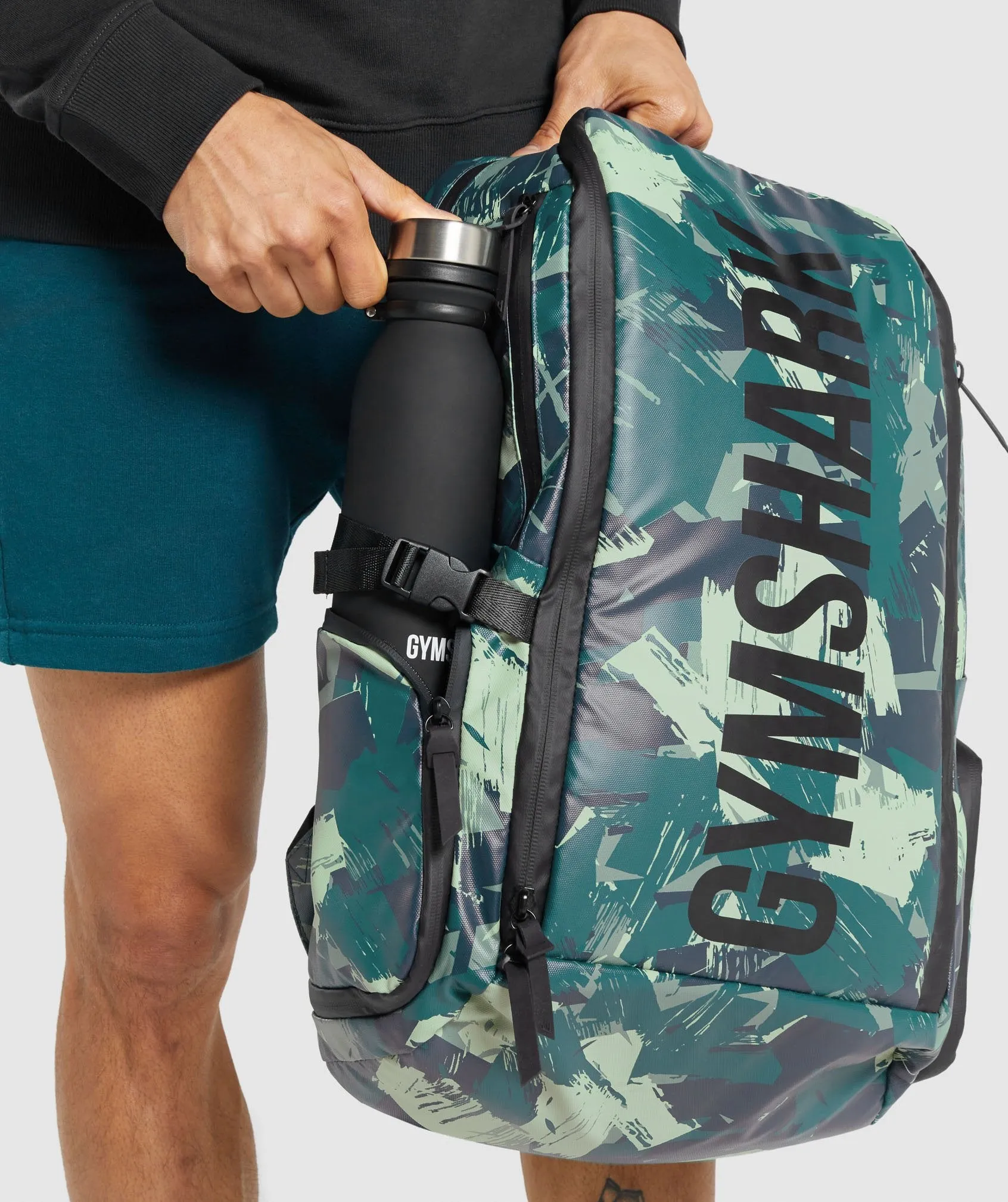 Gymshark X-Series 0.3 Backpack - Green sold by Gymshark product image thumbnail 4