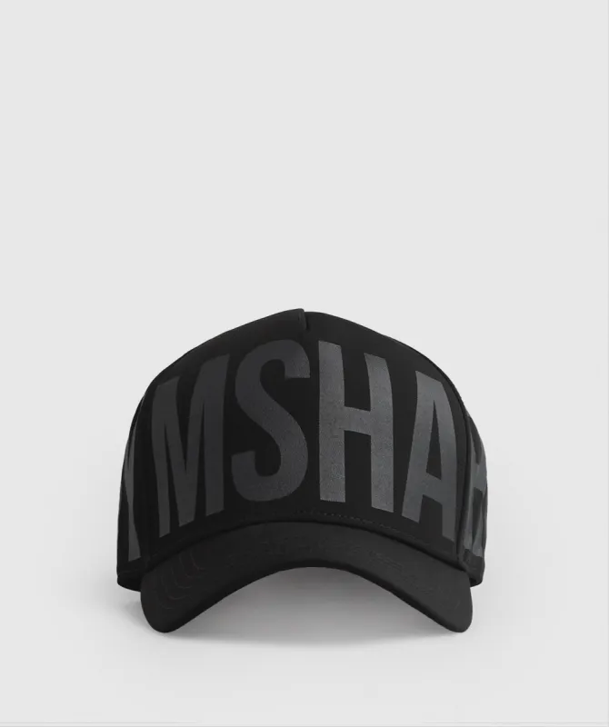 Gymshark Logo Trucker Cap - Black made by Gymshark